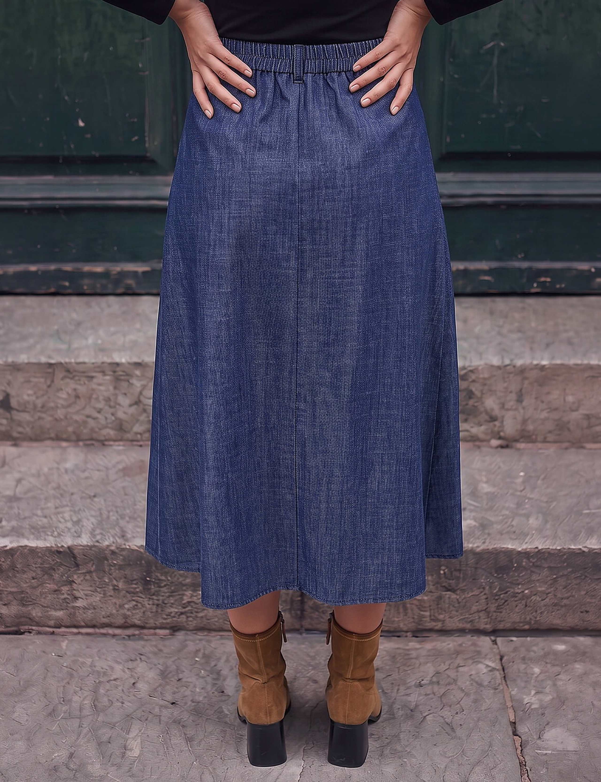 Stretch A-Line Skirt 2 of 4