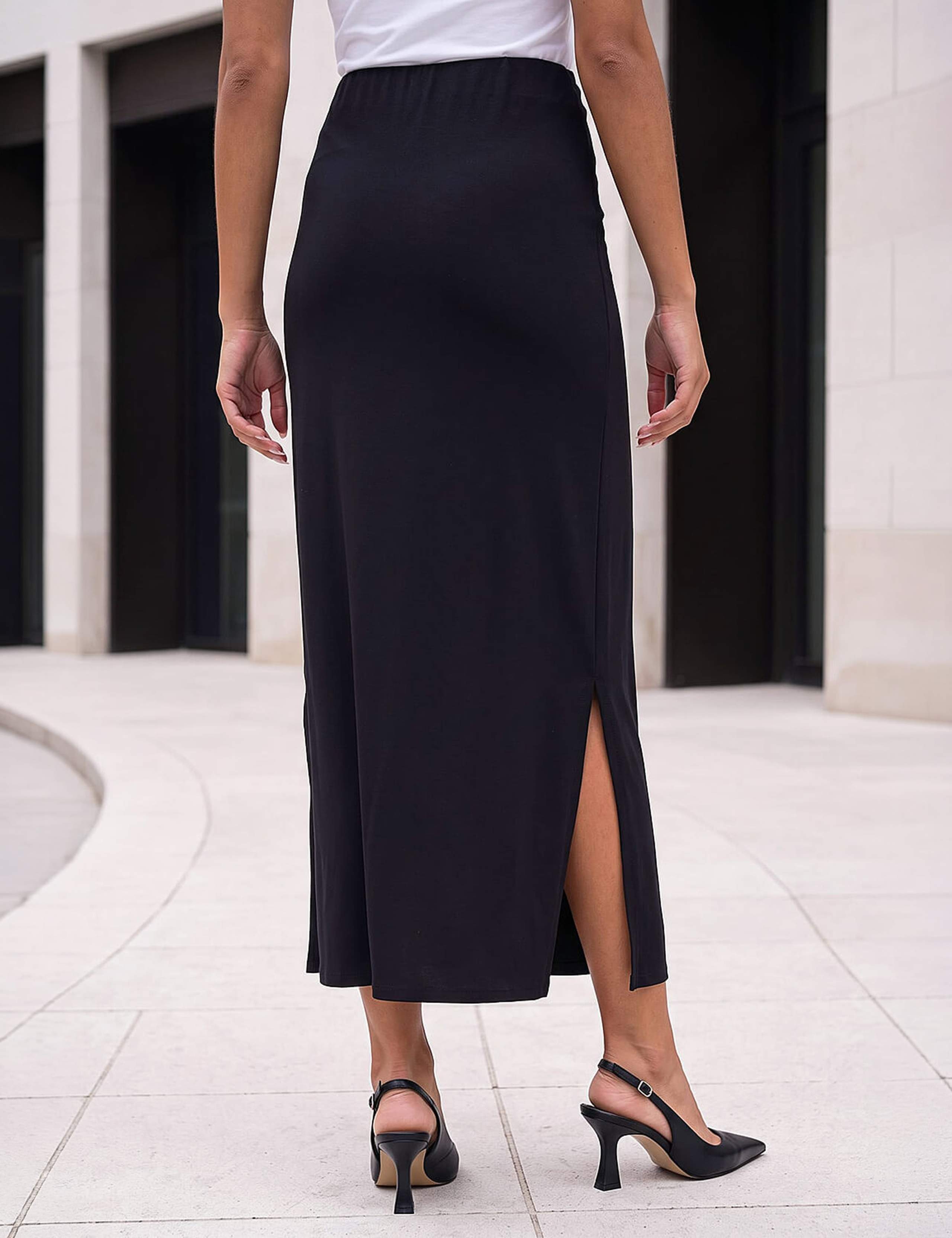 Knot Twist Midi Skirt 2 of 4