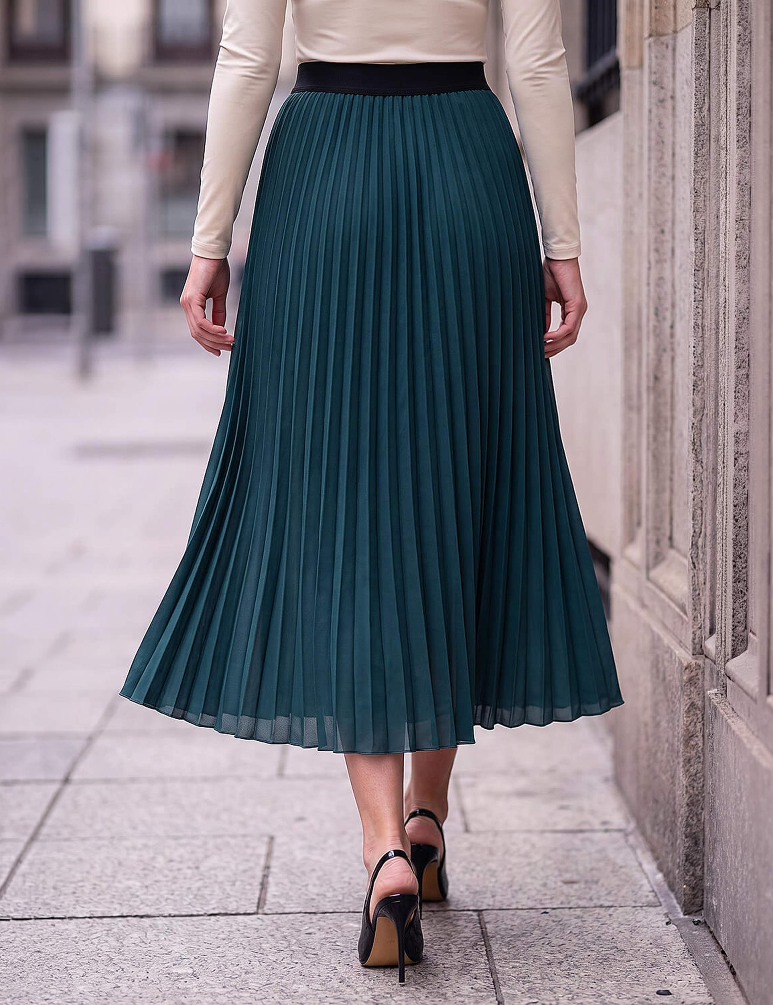 Pleated Midi Skirt 2 of 4