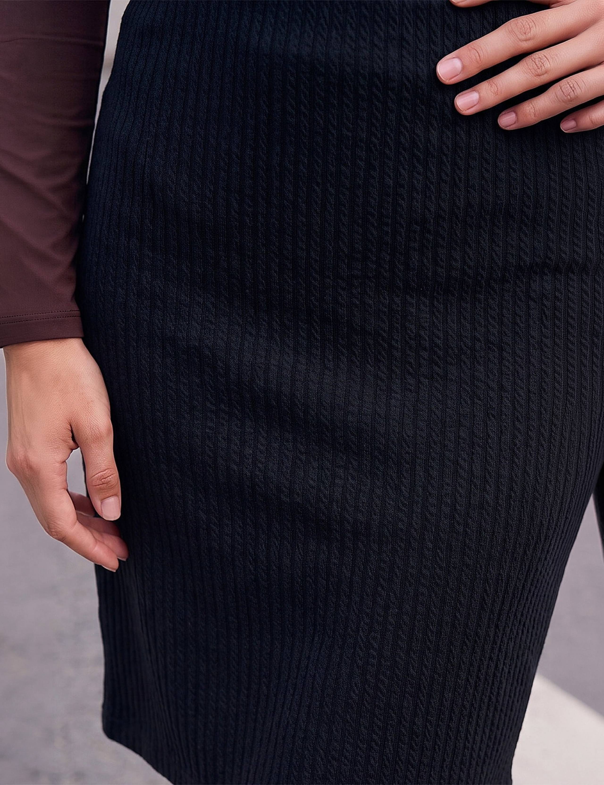 Soft Pencil Stretch Skirt 4 of 4
