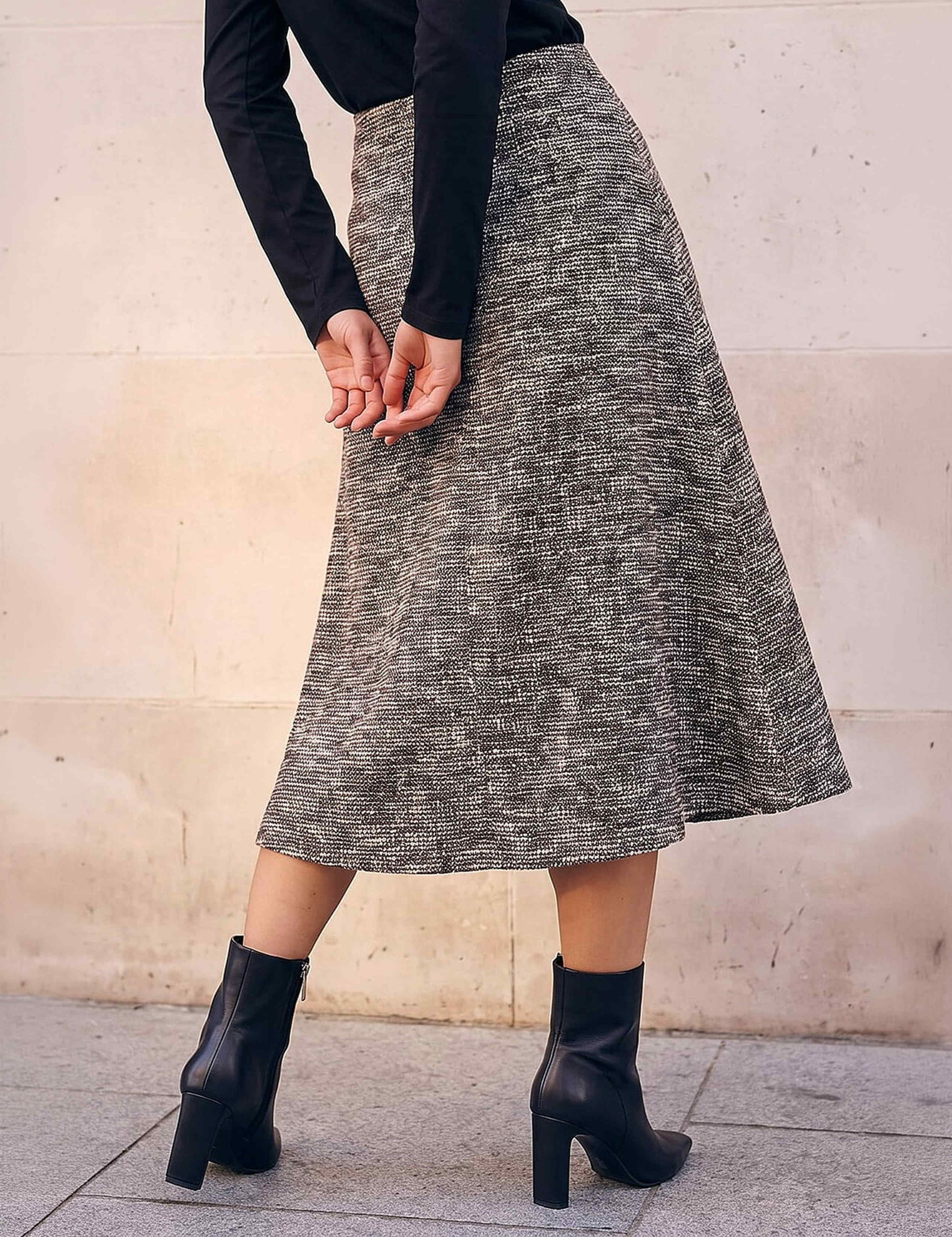 Petite Boucle A-Line Midi Skirt 2 of 4