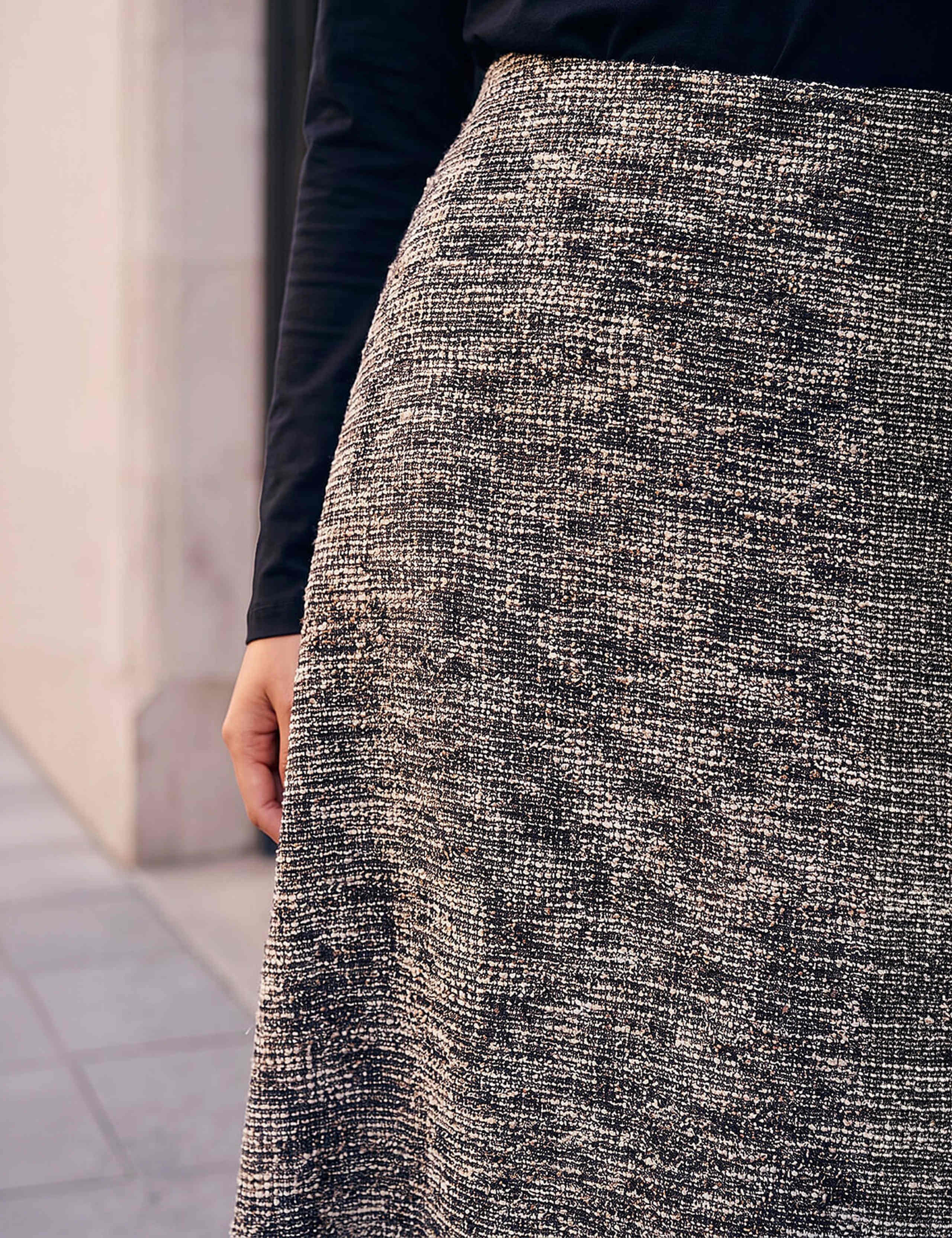 Petite Boucle A-Line Midi Skirt 4 of 4
