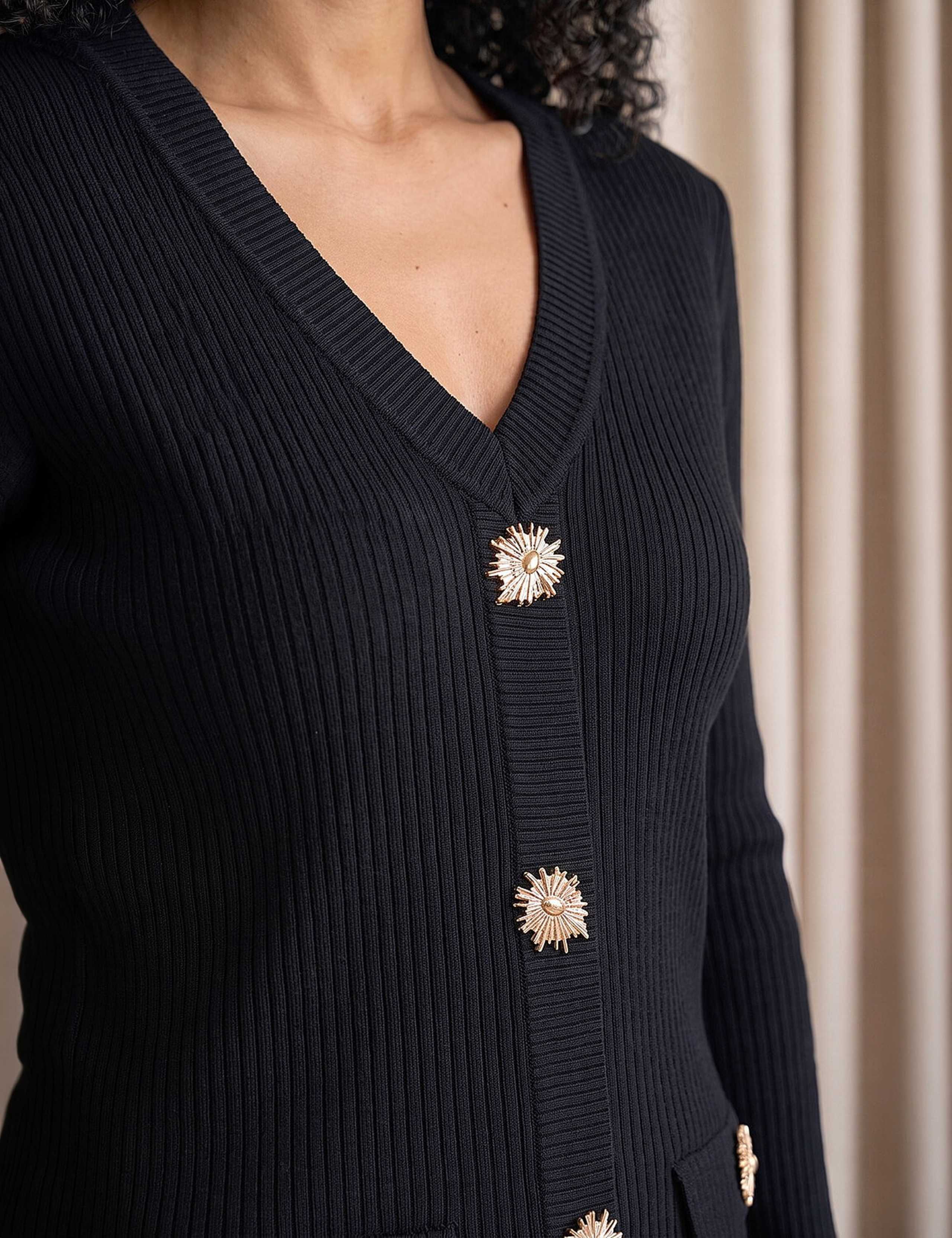 Button Detail Knitted Top 4 of 4