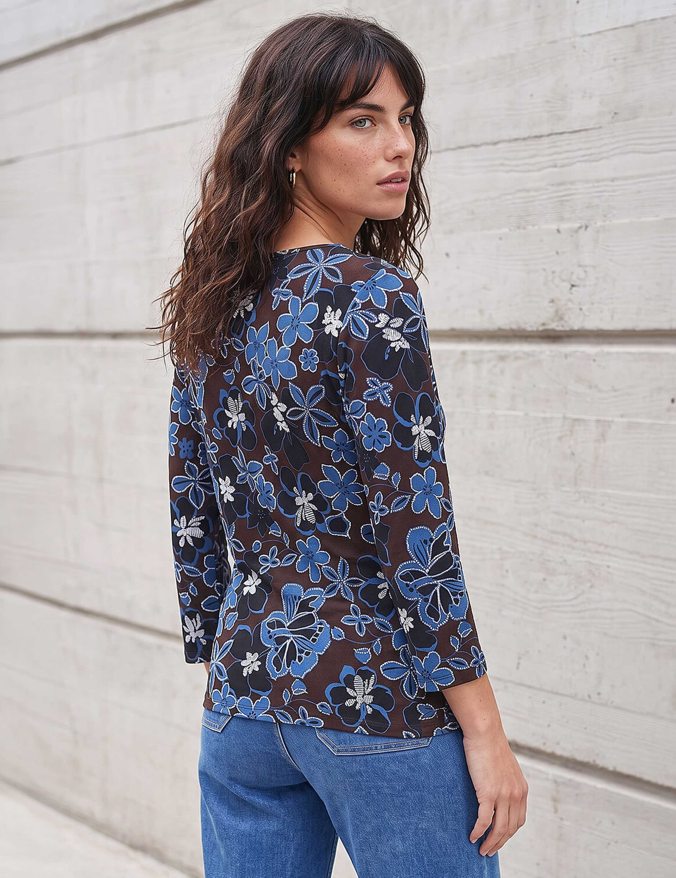 Floral Side Tie Top 2 of 4