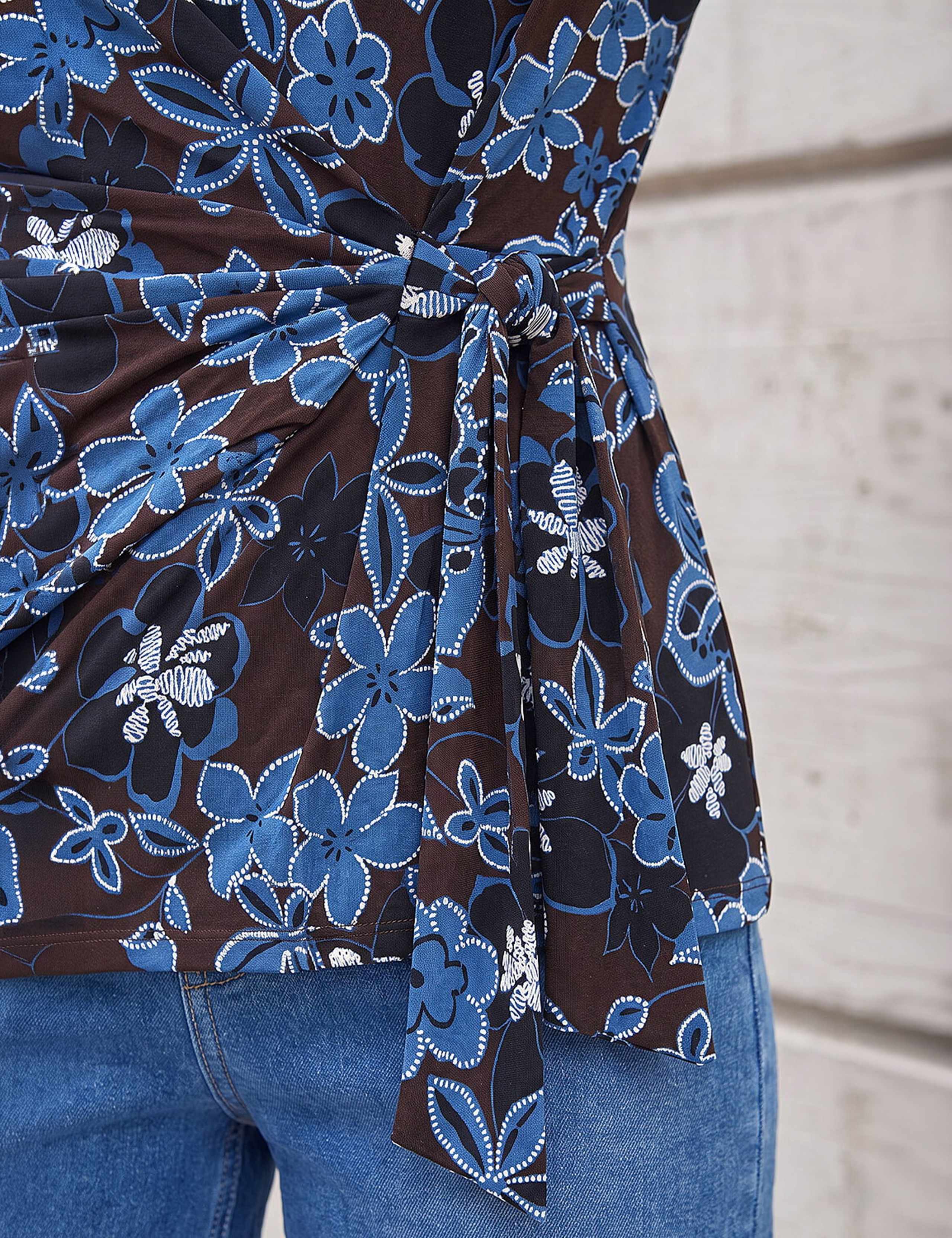 Floral Side Tie Top 4 of 4