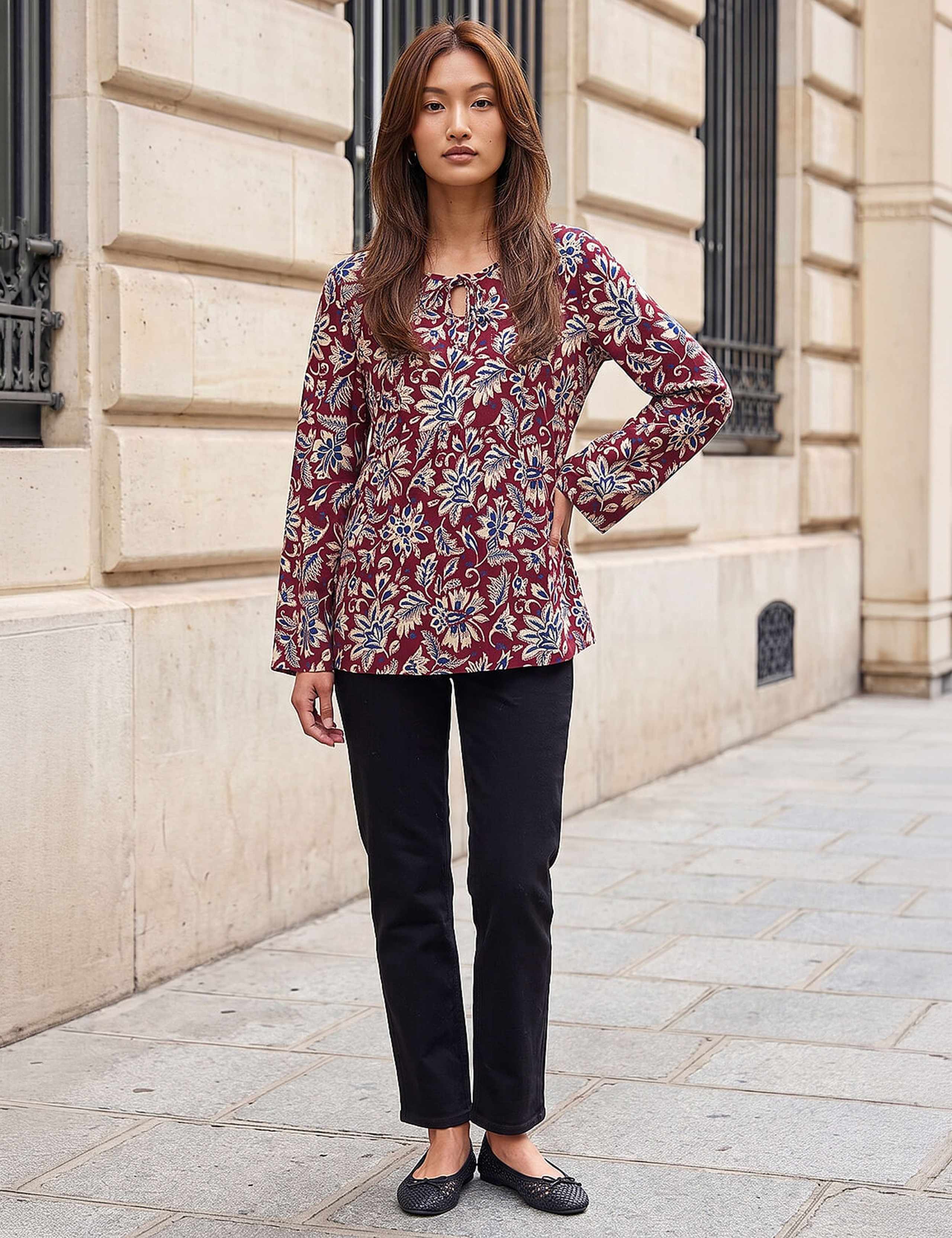 Floral Soft Touch Top 2 of 4