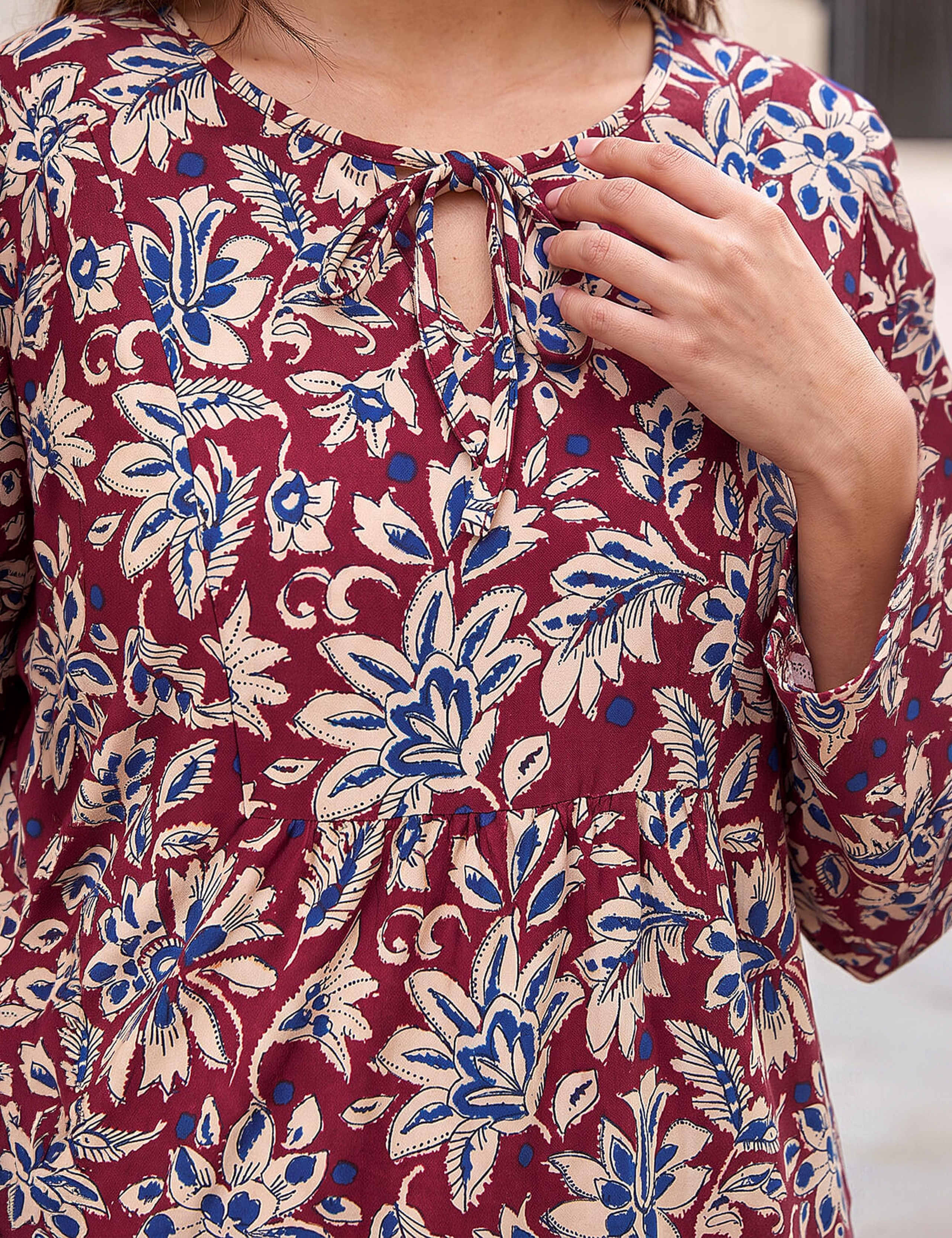 Floral Soft Touch Top 4 of 4