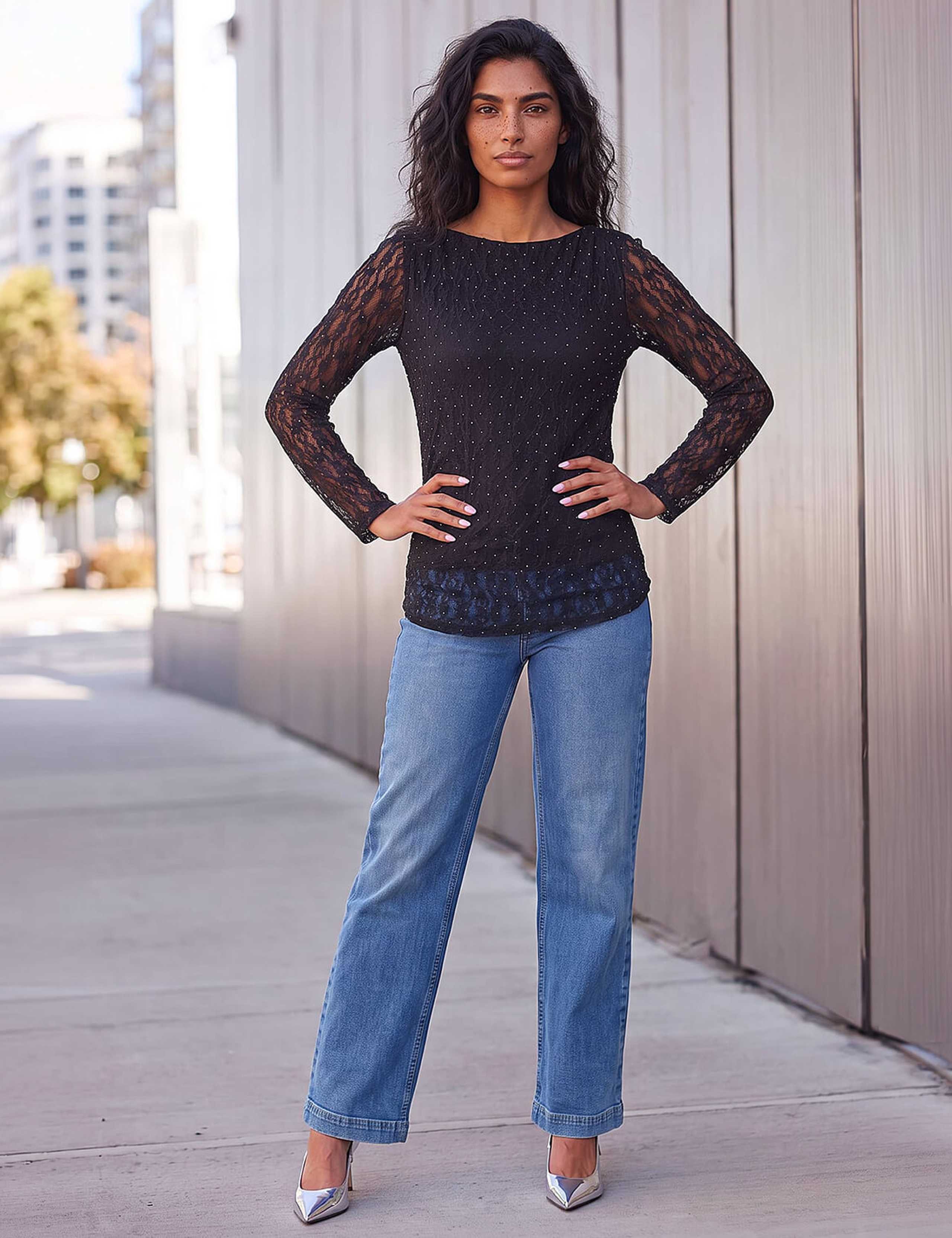 Lace Ruched Top 2 of 4