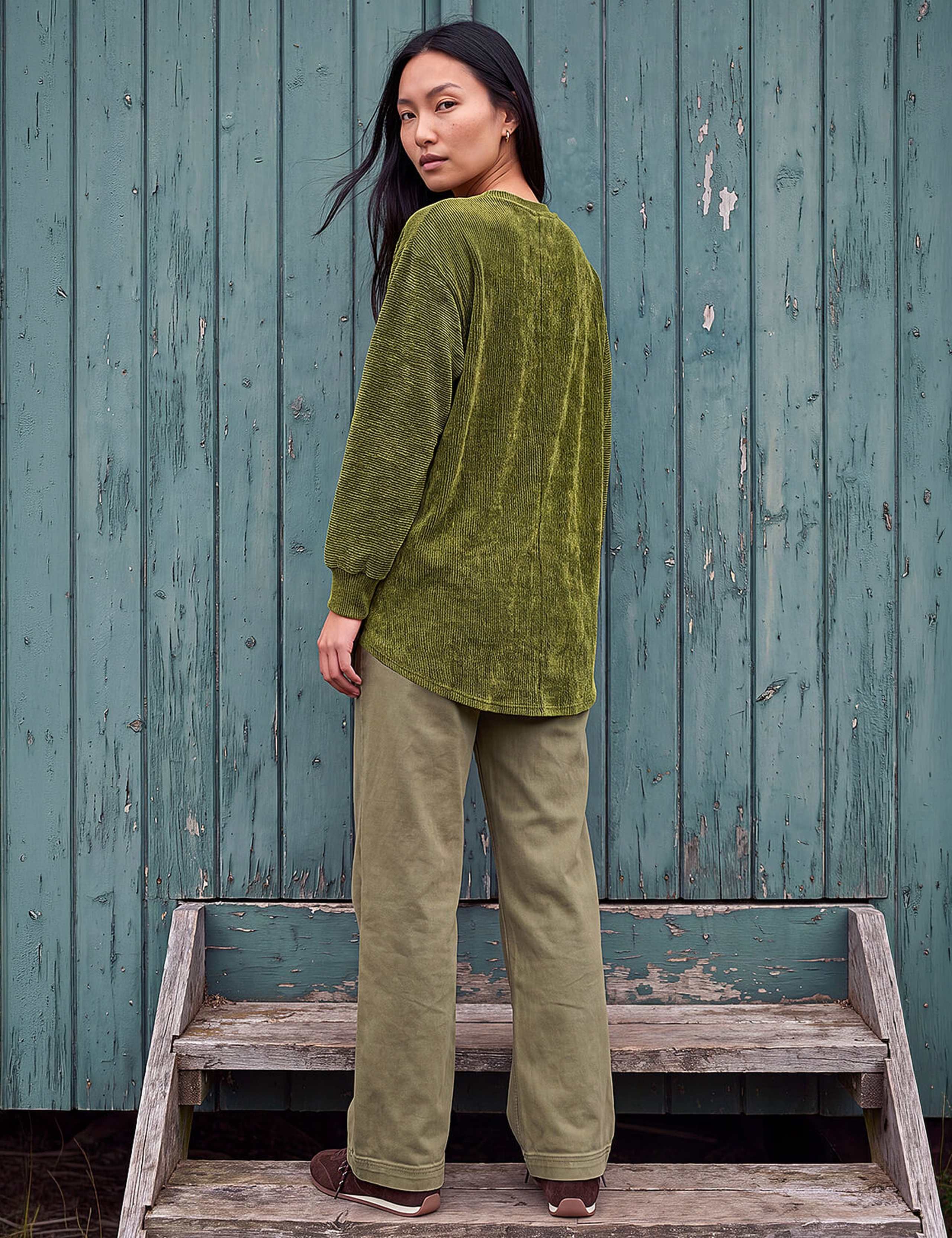 Ribbed High Low Hem Top 2 of 4