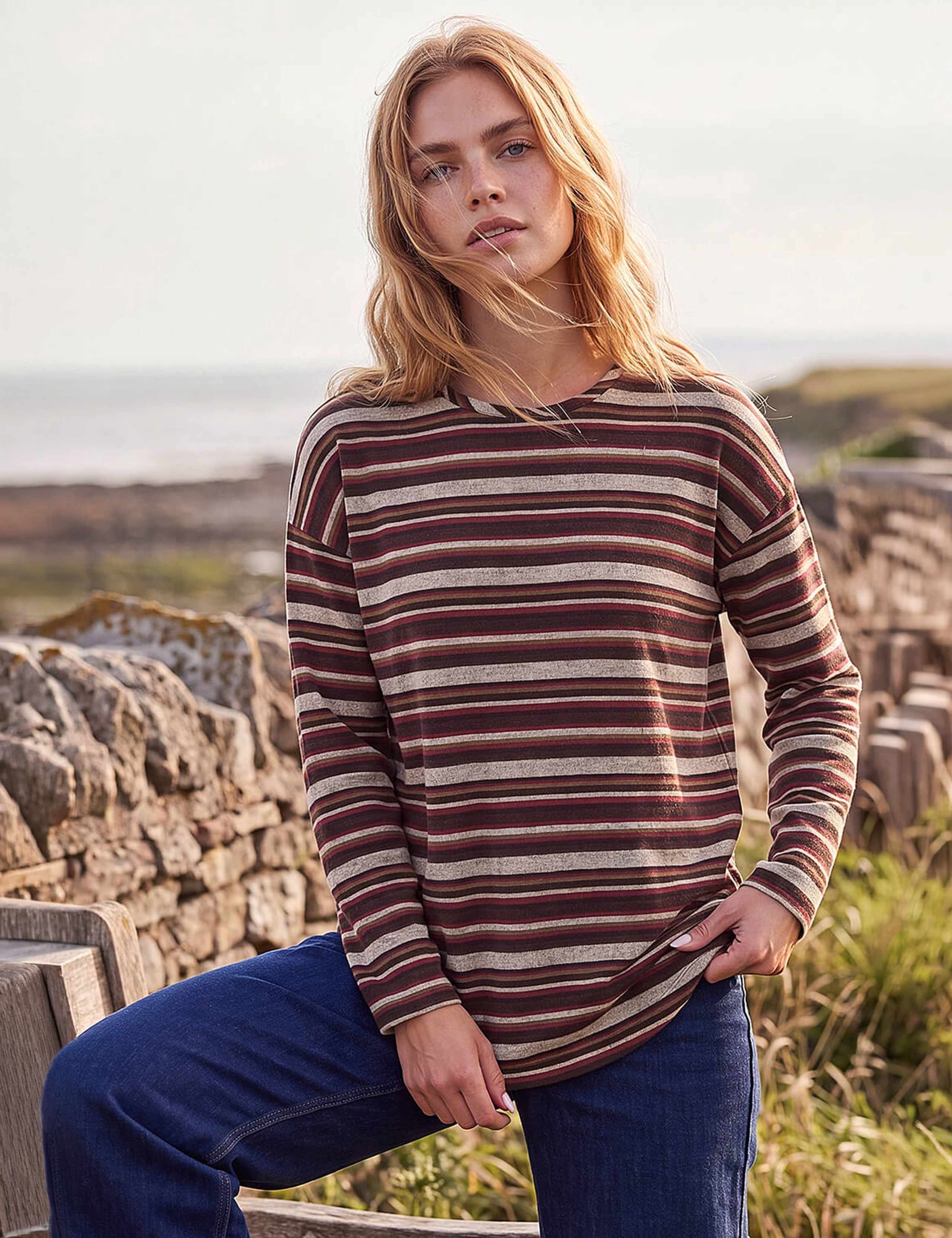 Striped Regular Fit Top 2 of 4