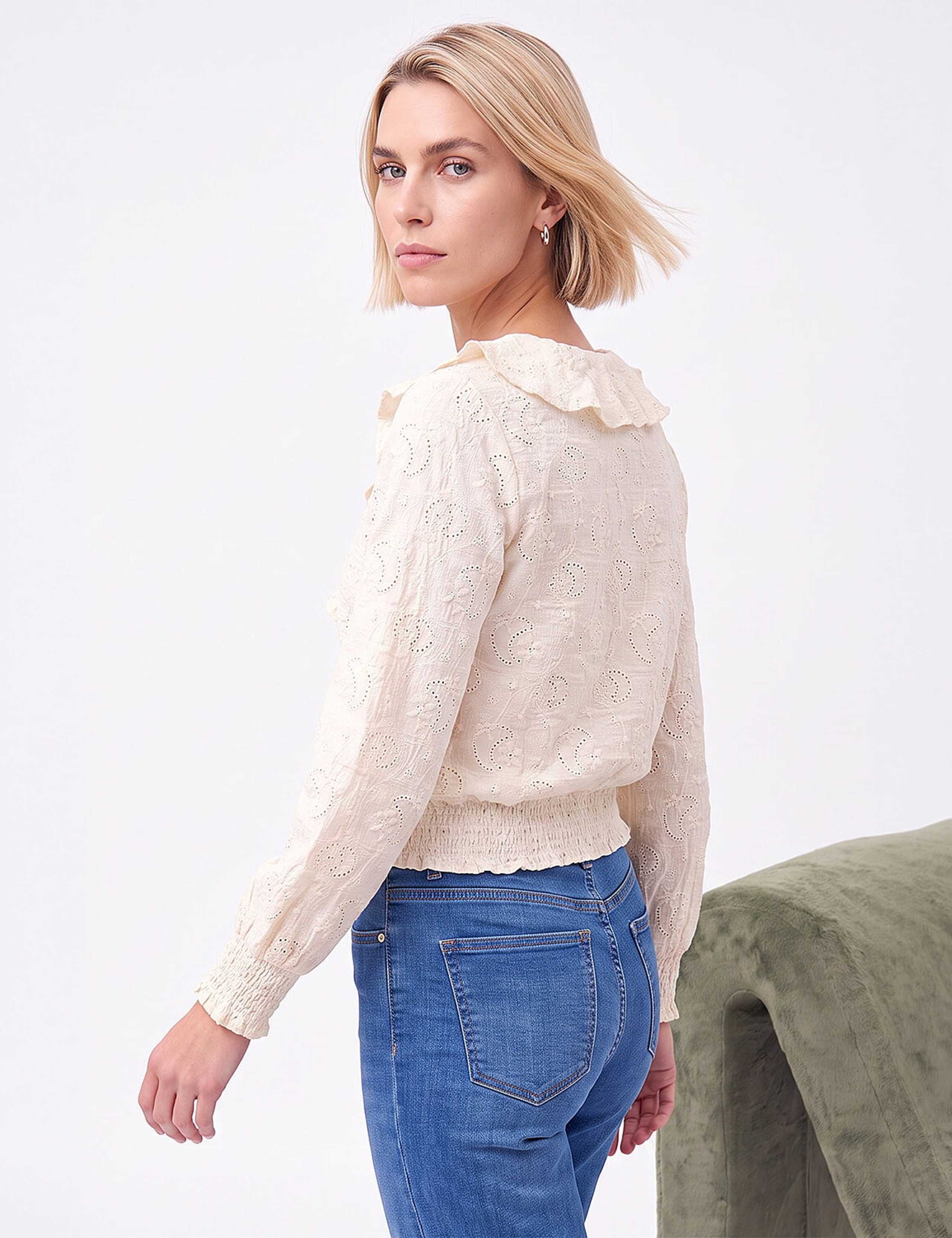 Textured Frill Detail Top 4 of 4