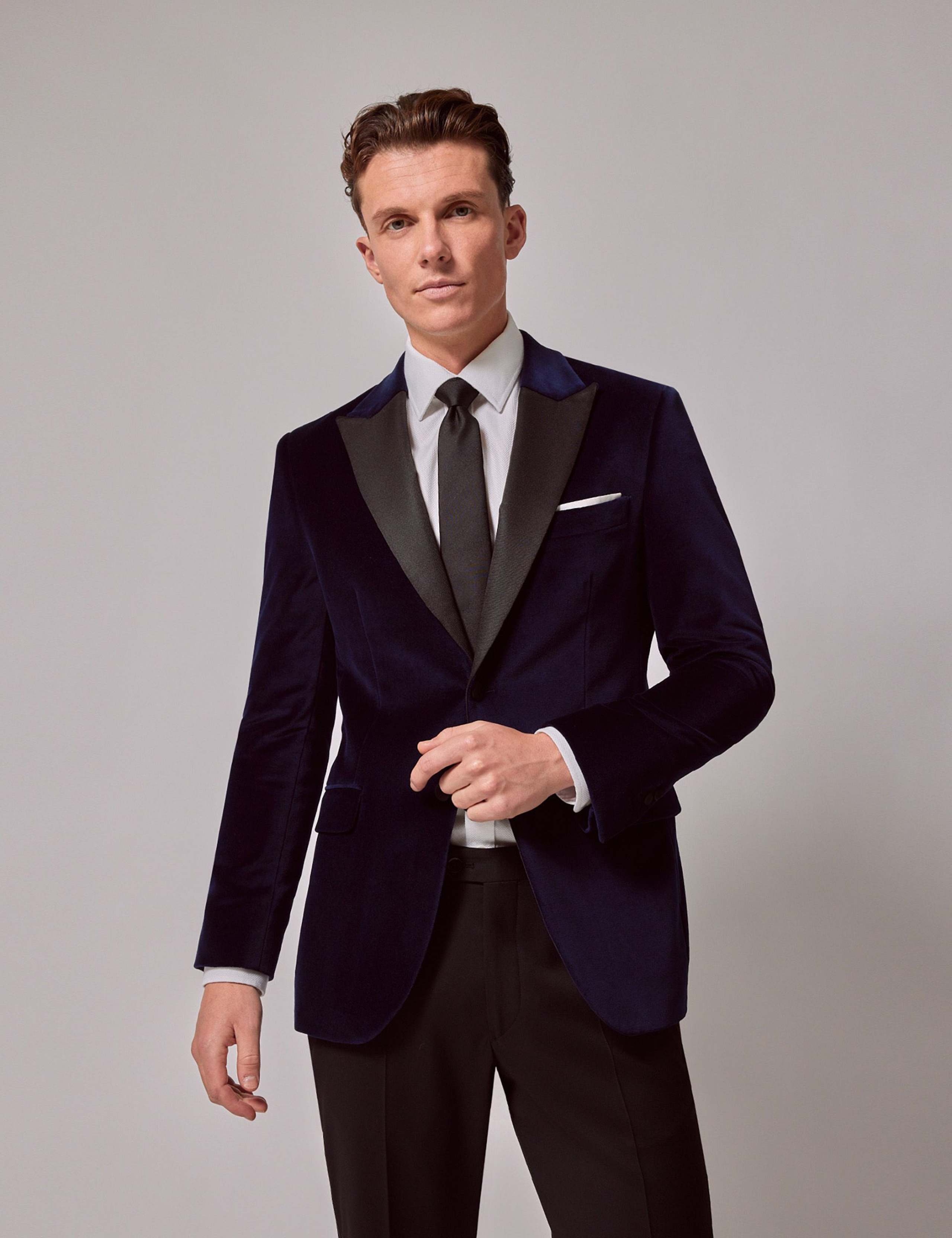 Cotton Rich Velvet Suit Jacket 1 of 2