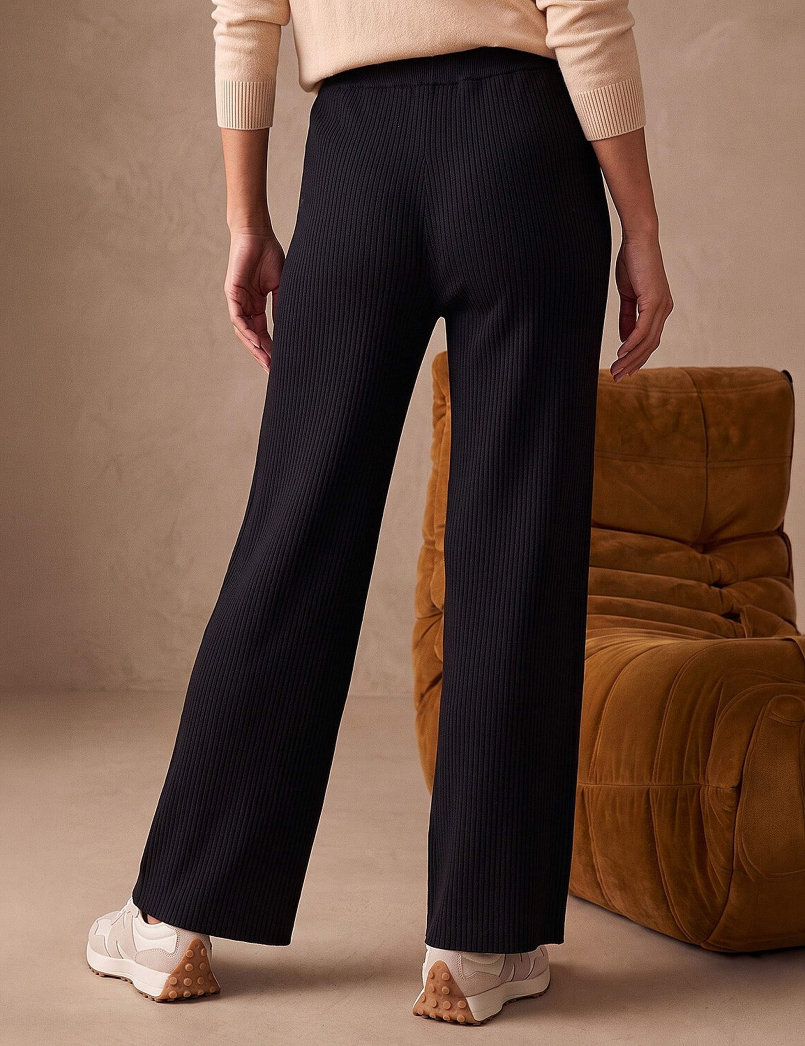 Ribbed Knitted Trousers 3 of 4