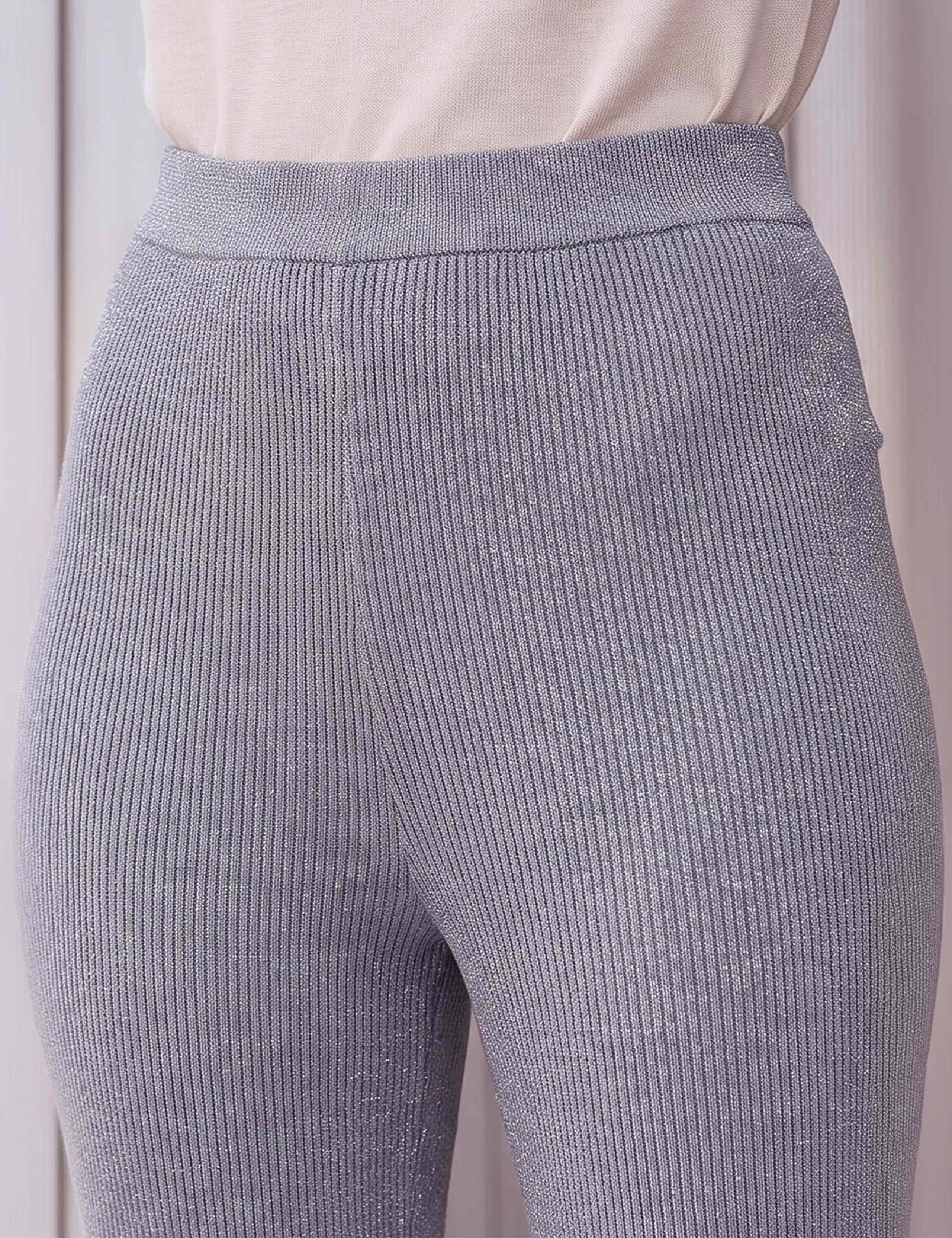 Ribbed Metallic Trousers 4 of 4