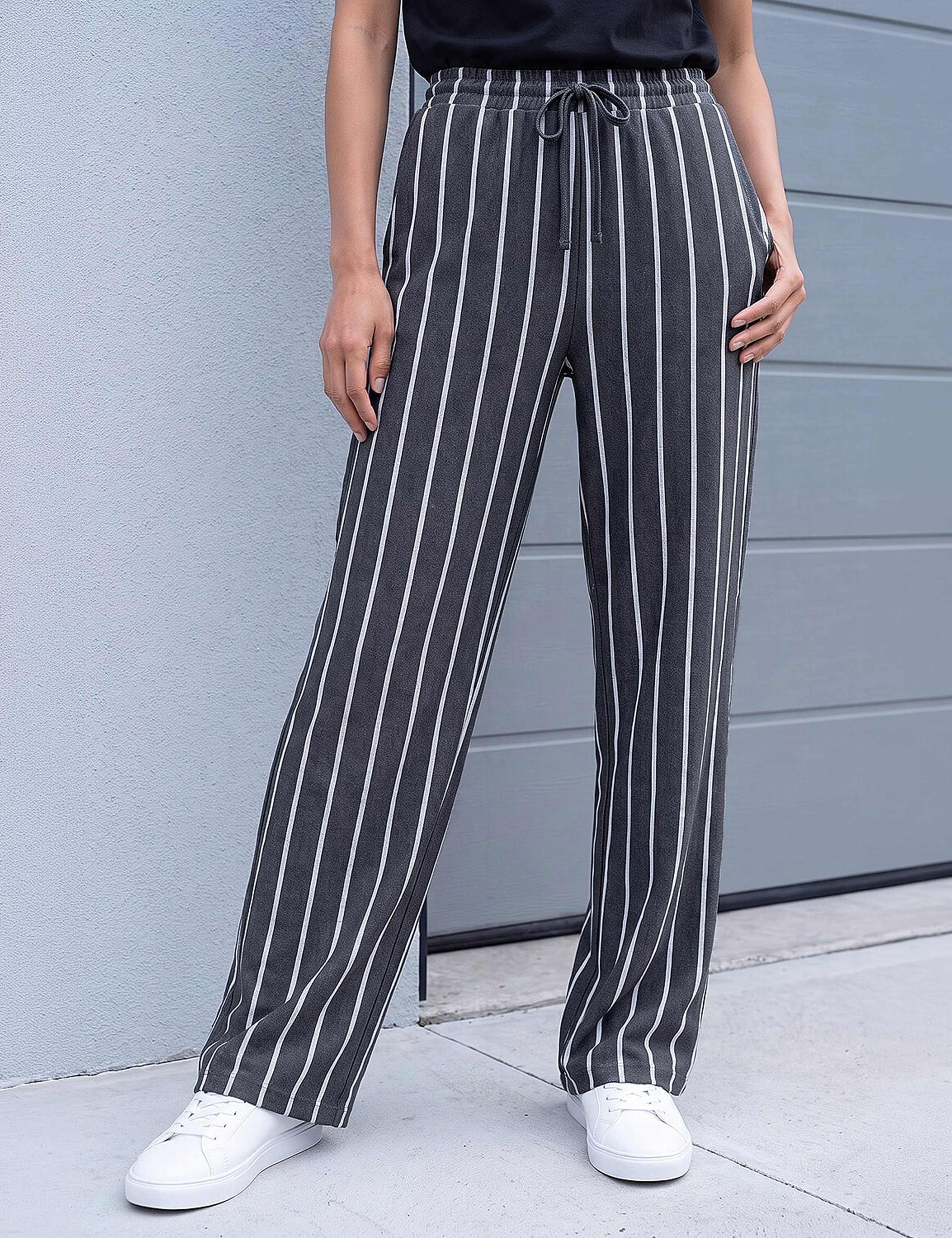 Striped Drawstring Trousers 2 of 4