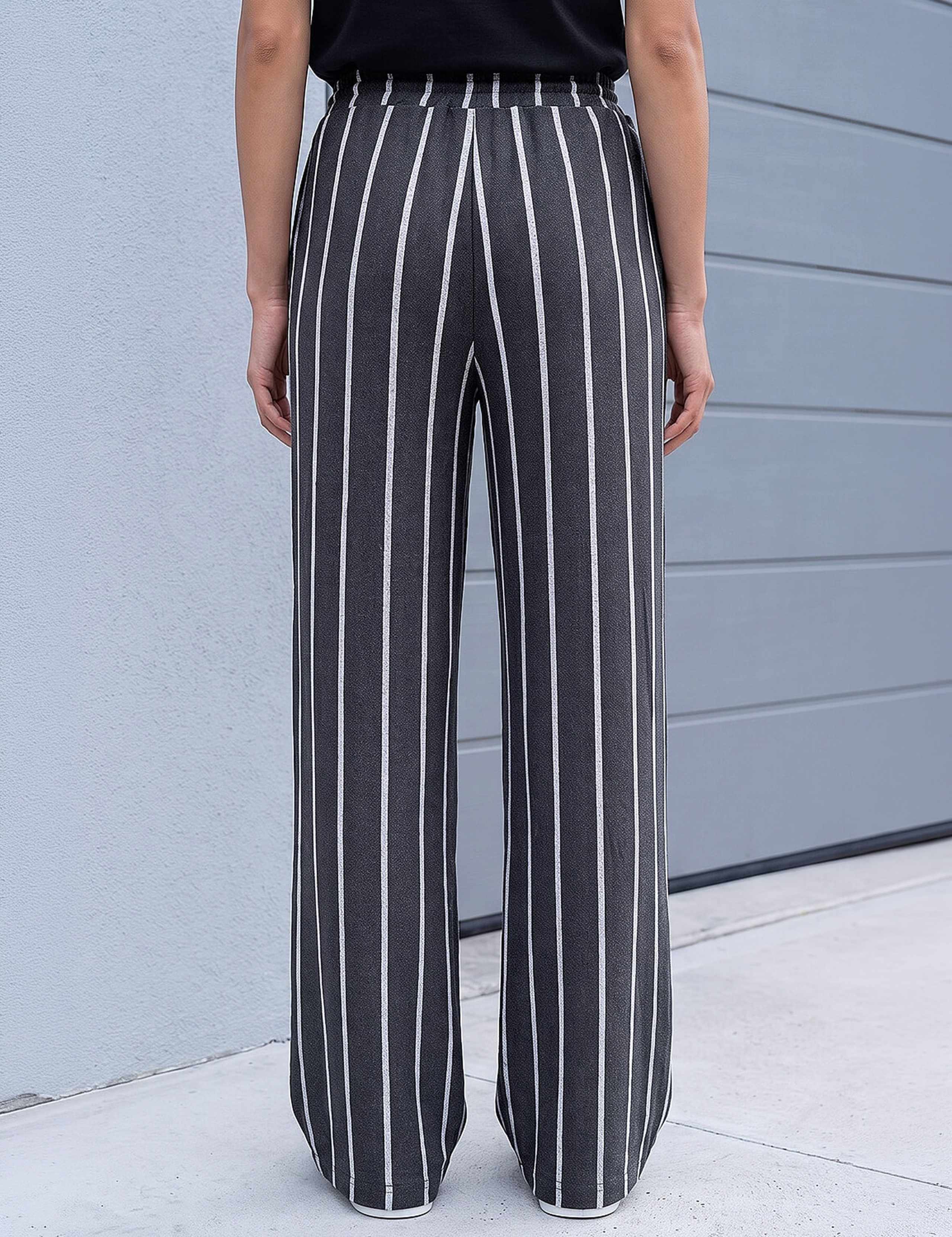 Striped Drawstring Trousers 3 of 4