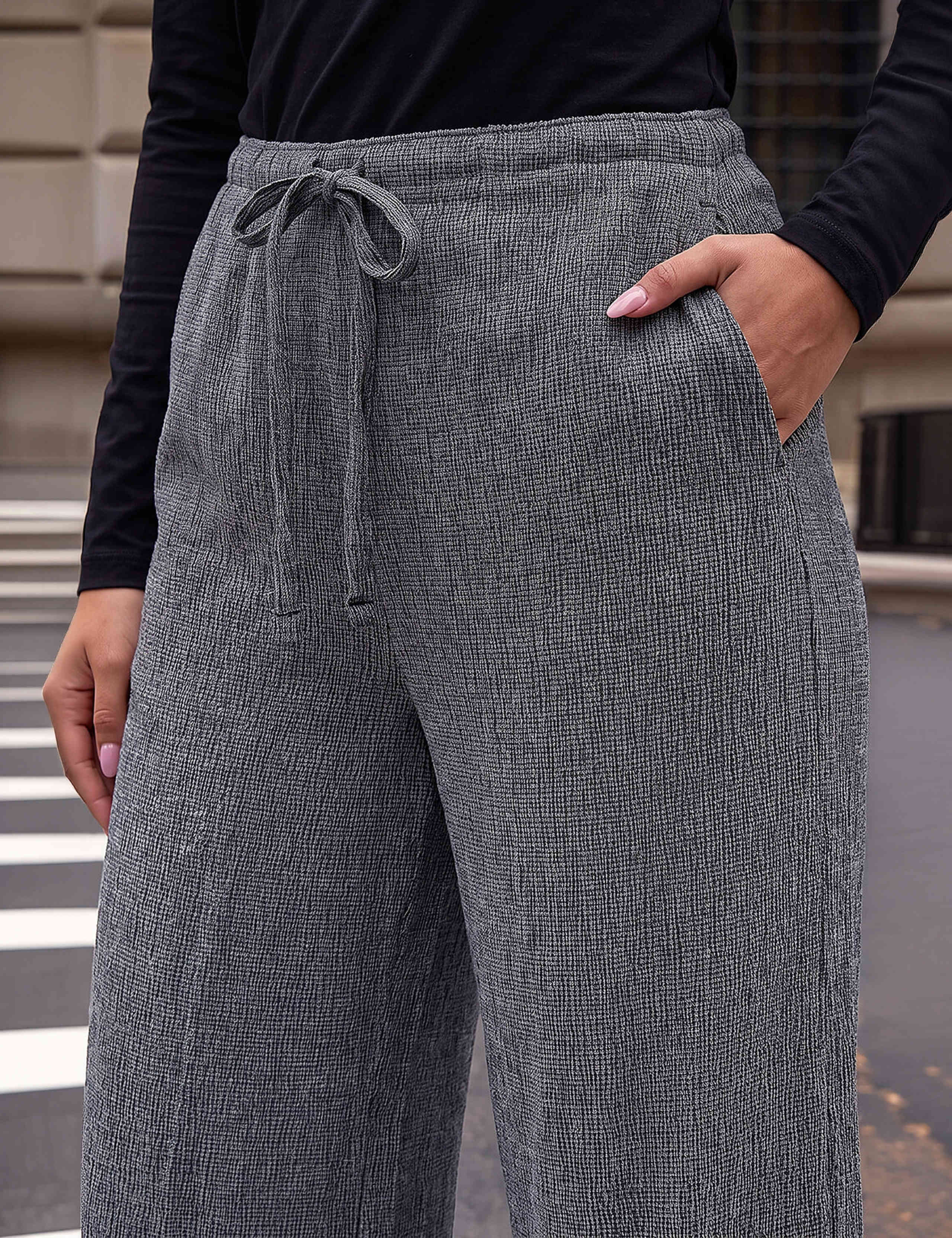Textured Trousers with Stretch 4 of 4