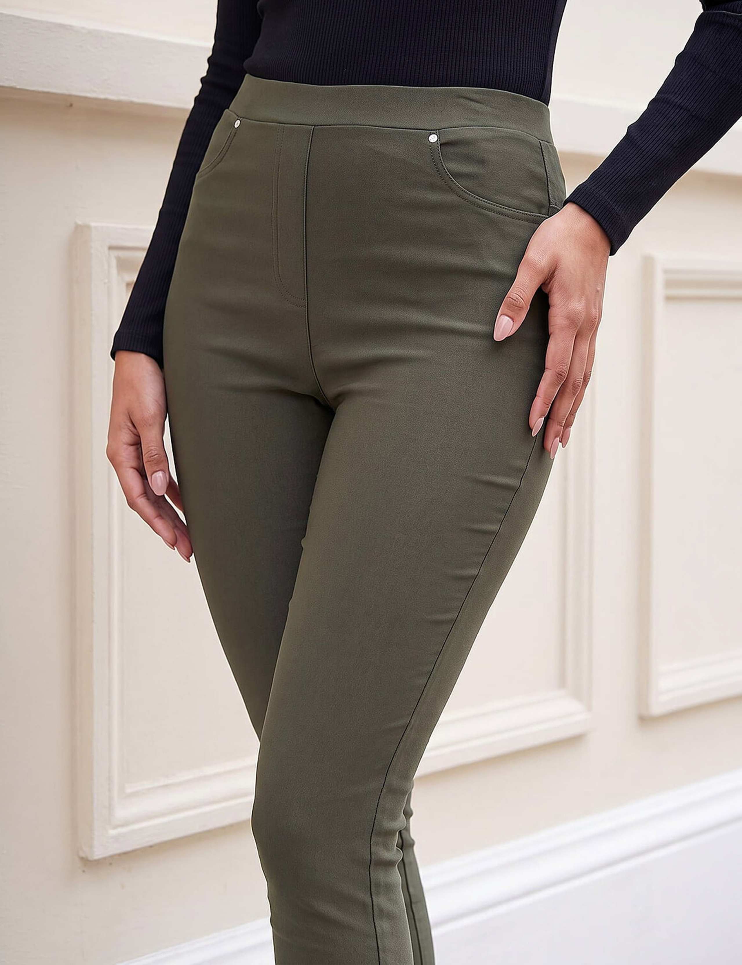 Thermal Mid Rise Slim Fit Jeans 4 of 4