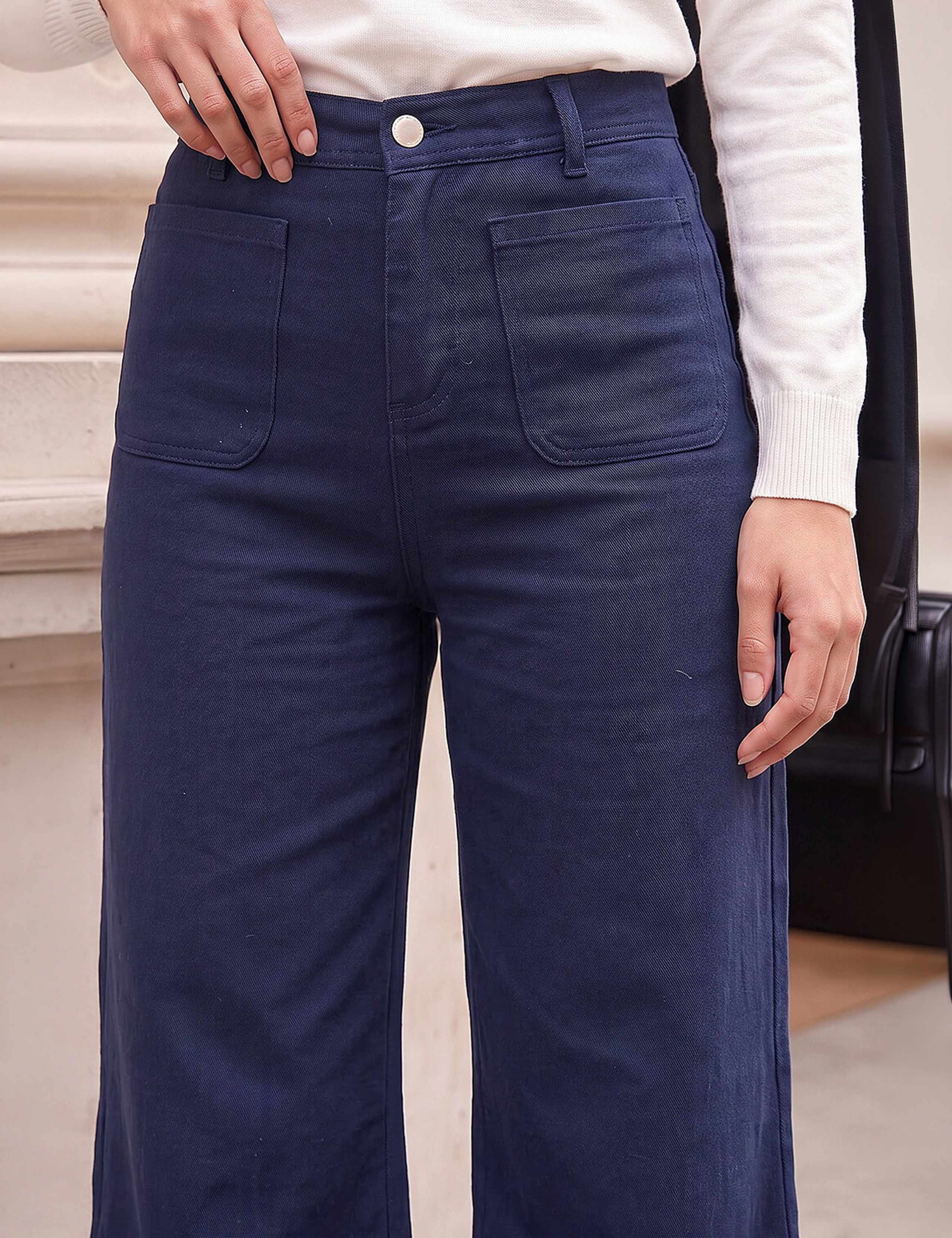 Petite Mid Rise Front Pocket Jeans 4 of 4