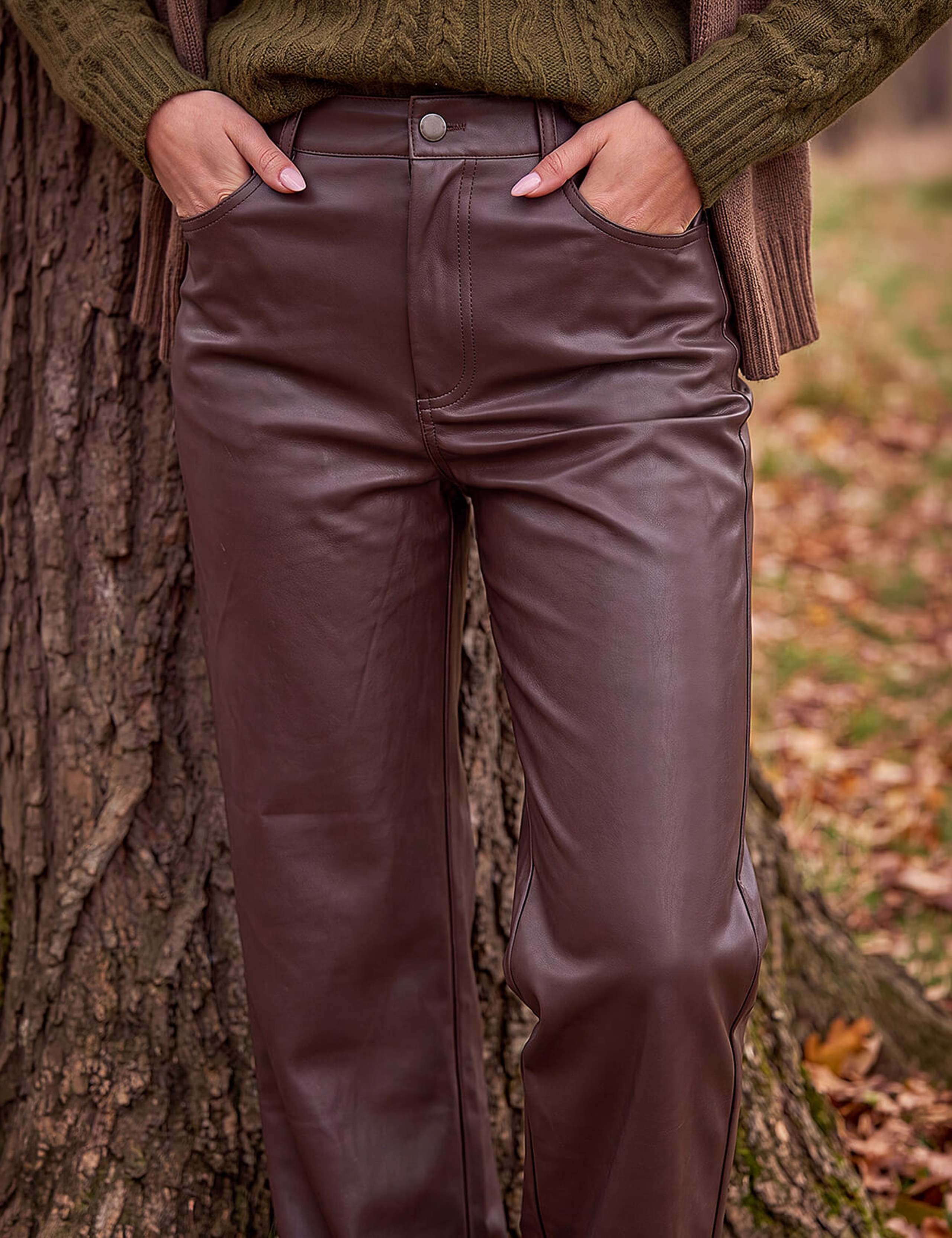 Coated Vinyl Straight Leg Jeans 4 of 4
