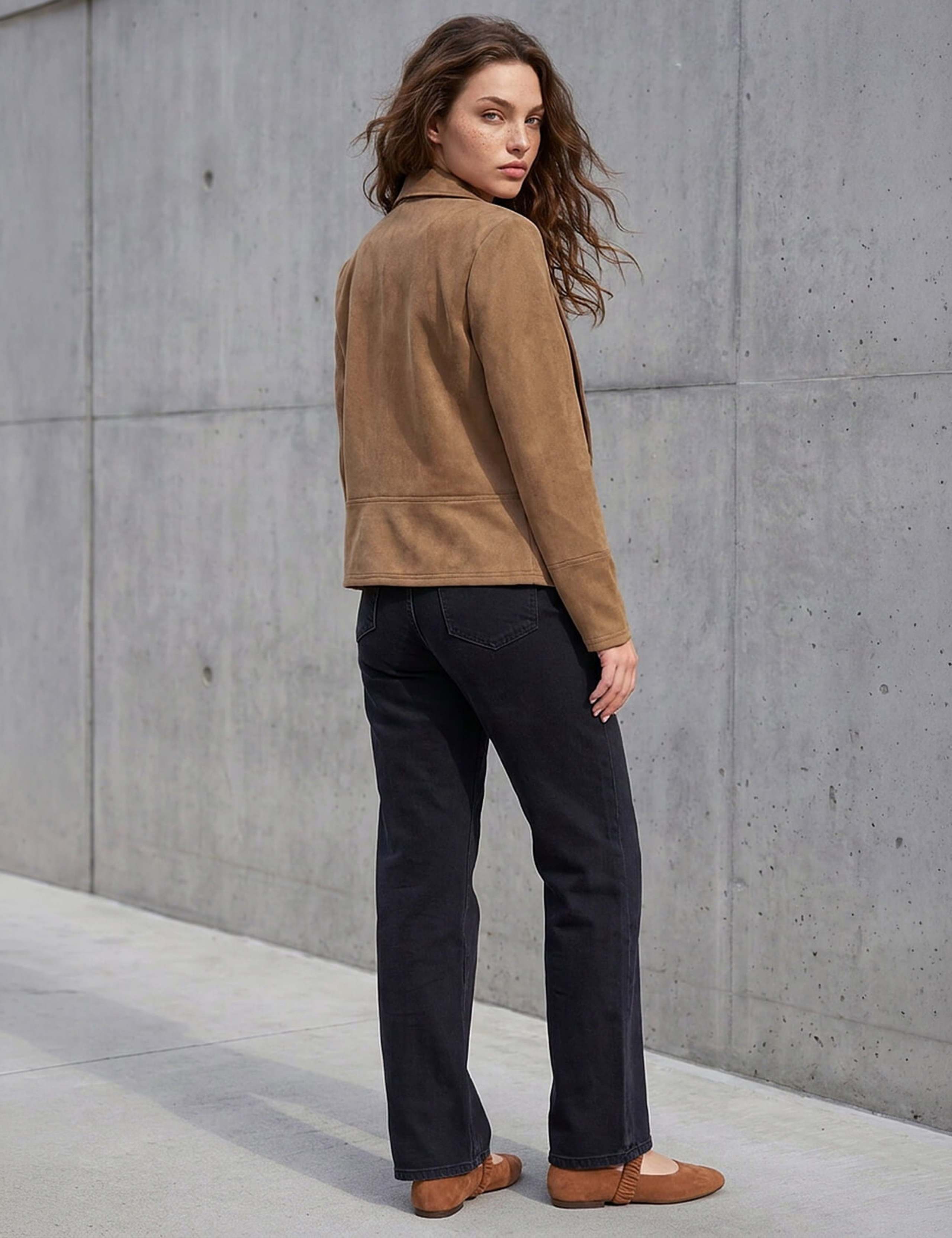 Petite Faux Suede Jacket 3 of 4