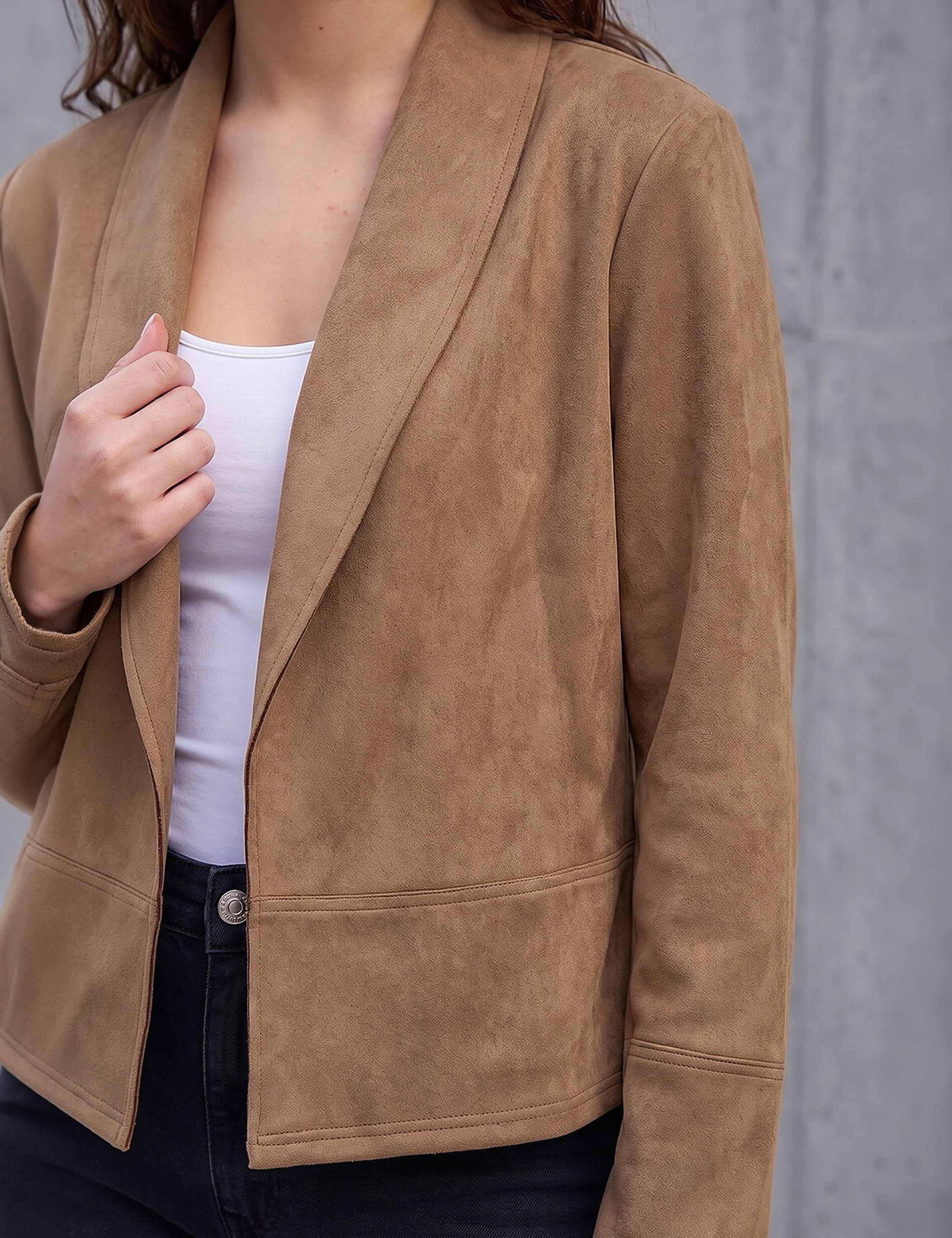 Petite Faux Suede Jacket 4 of 4