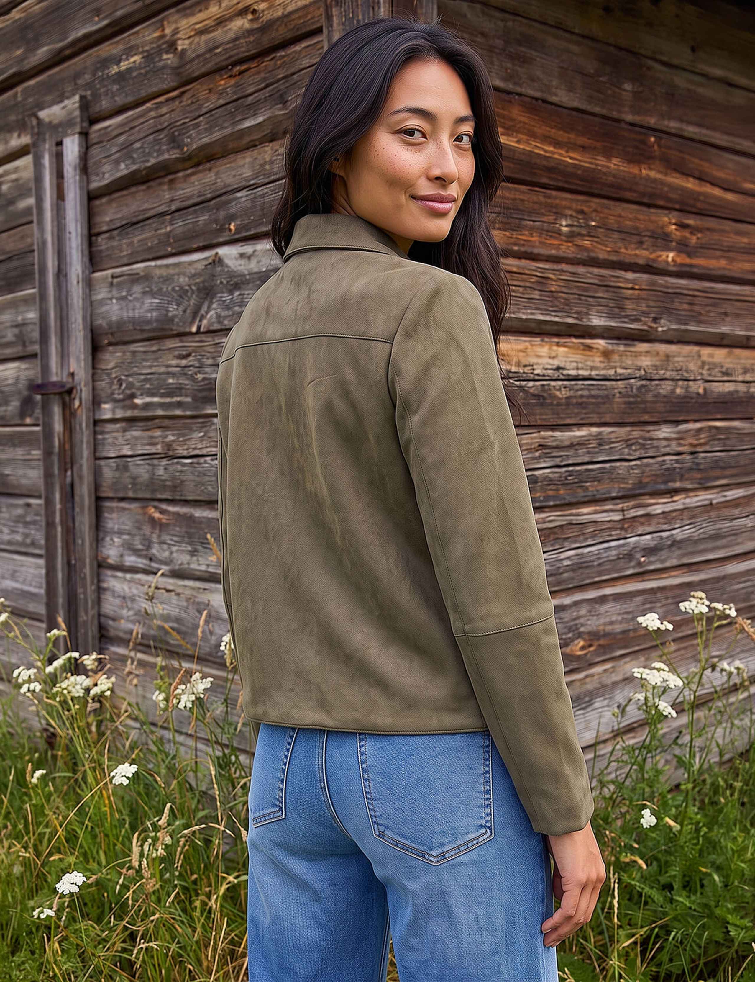 Petite Suede Jacket 3 of 4
