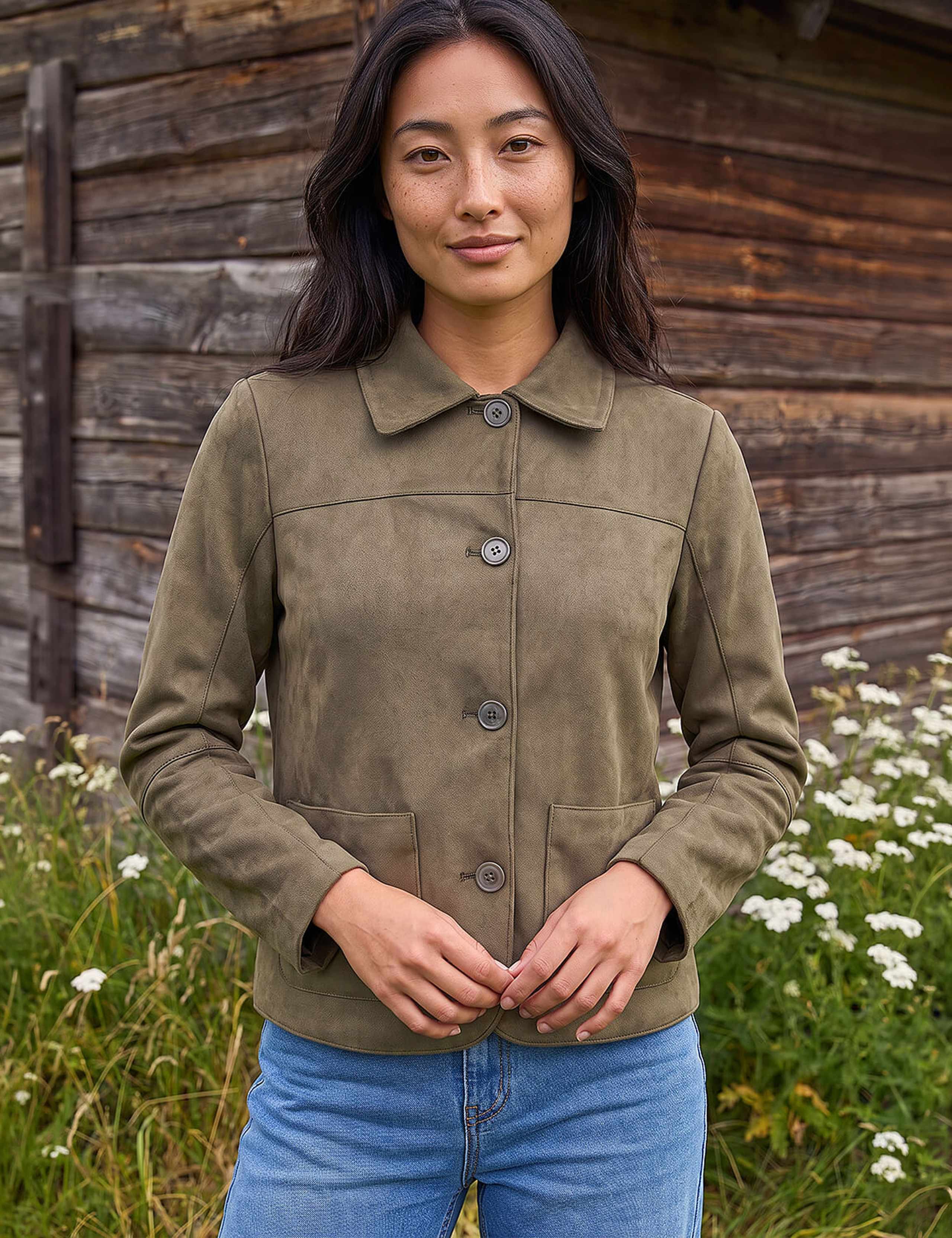 Petite Suede Jacket 4 of 4