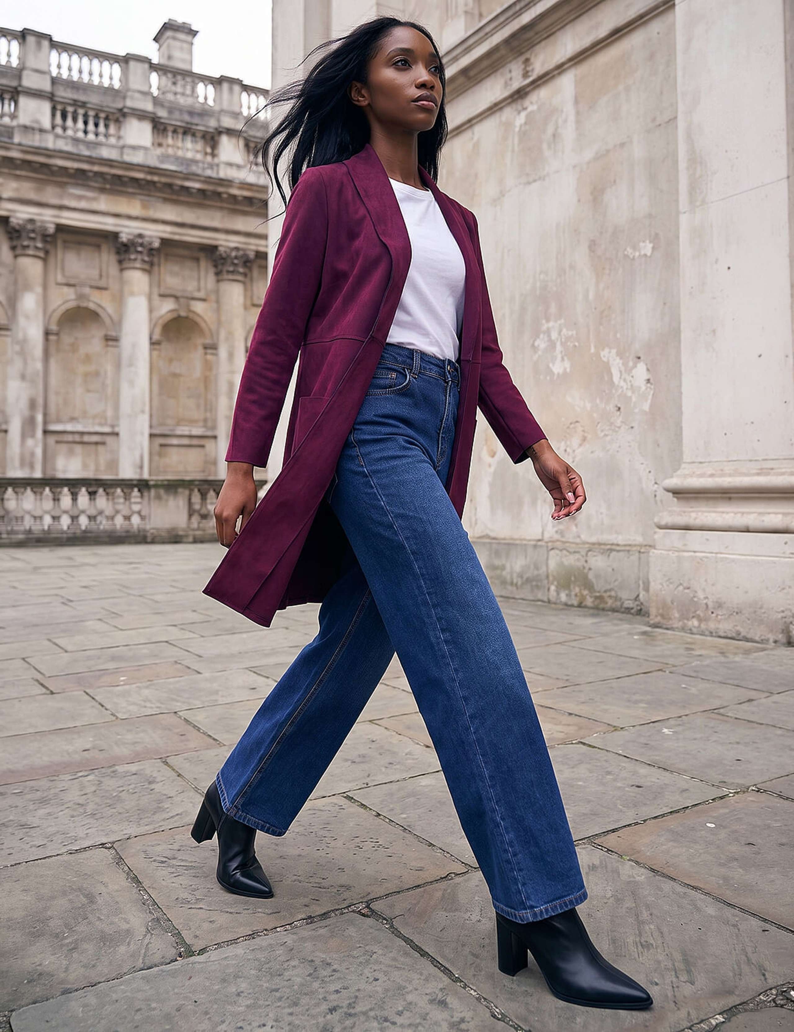 Petite Faux Suede Pocket Jacket 2 of 4