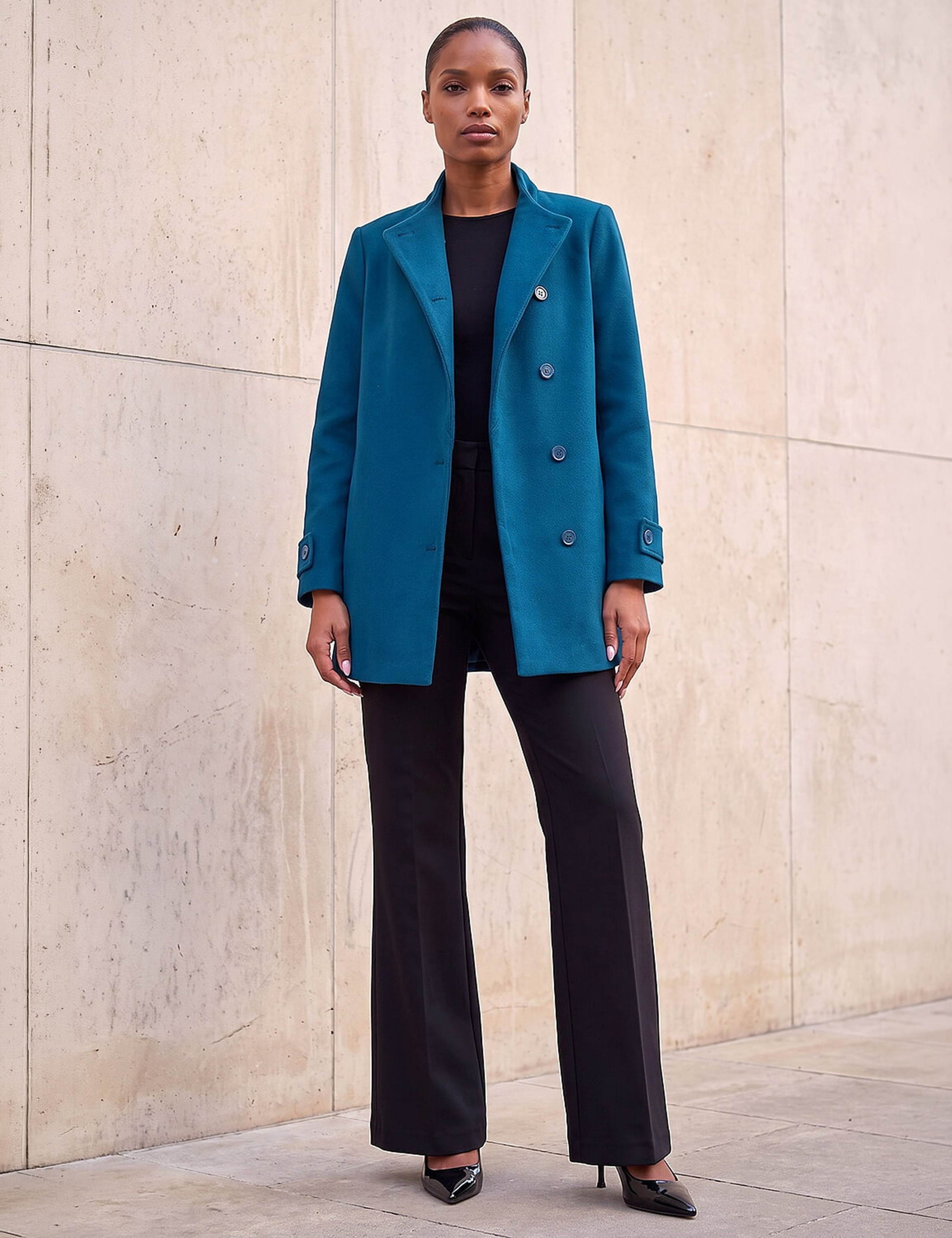 Funnel Neck Cropped Jacket 2 of 4