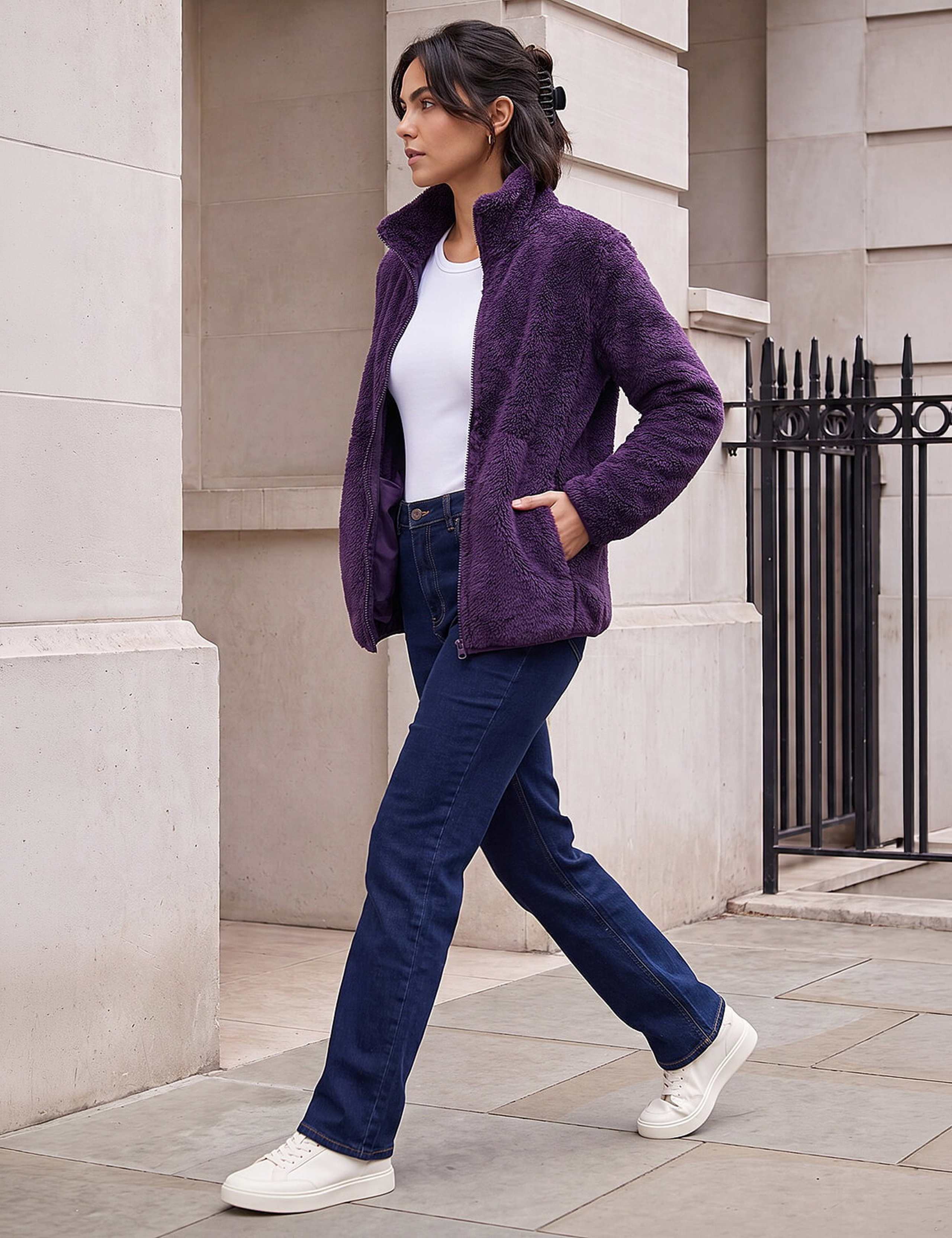 Sherpa Fleece Jacket 2 of 3