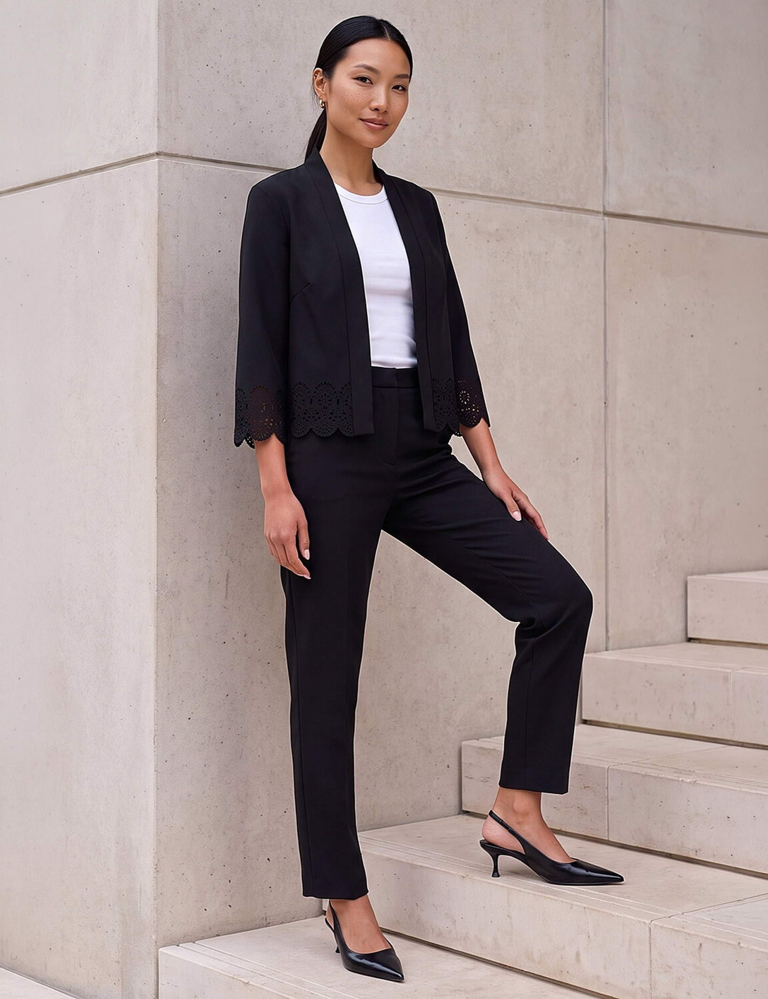 Crepe Cut Out Jacket 2 of 4