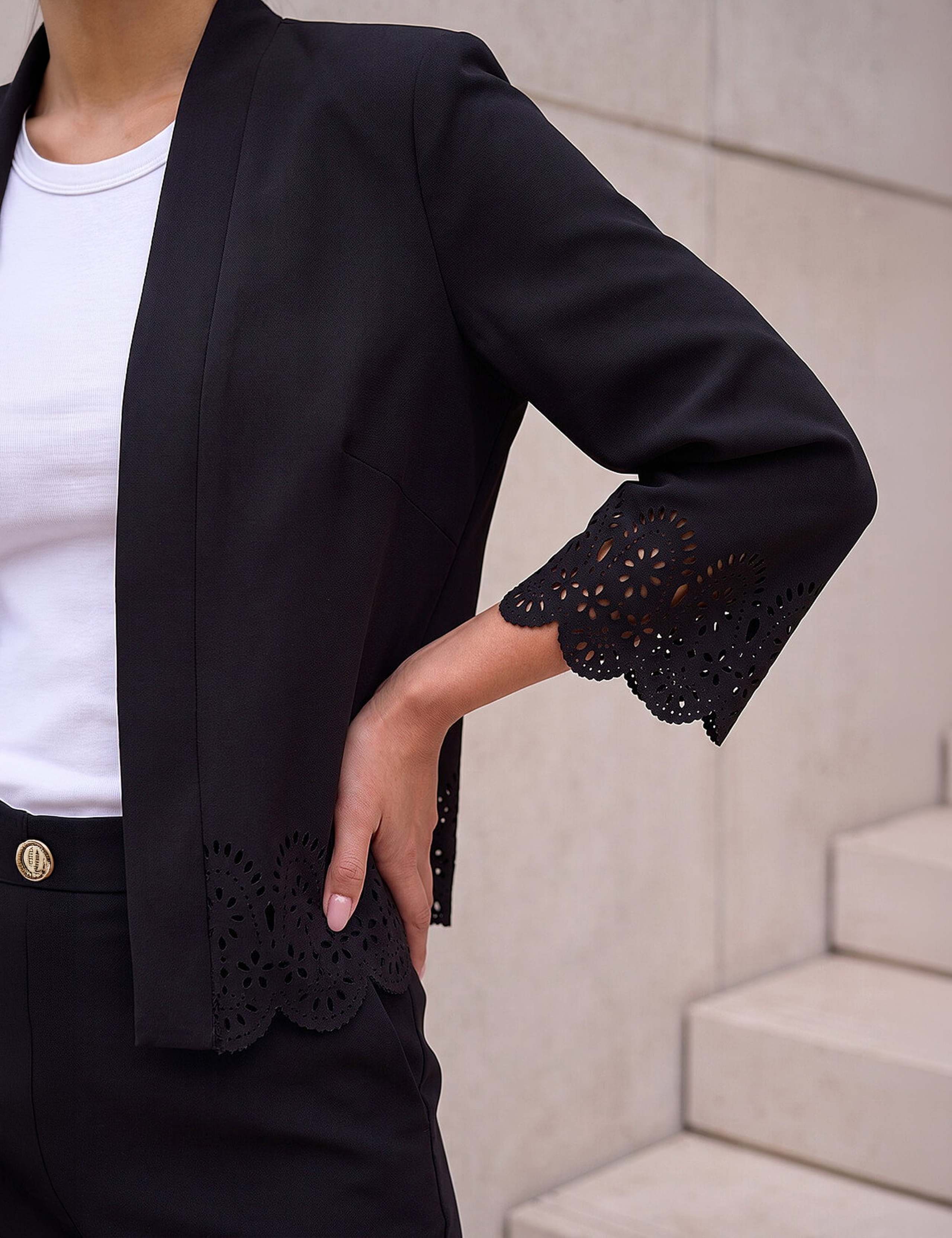Crepe Cut Out Jacket 3 of 4