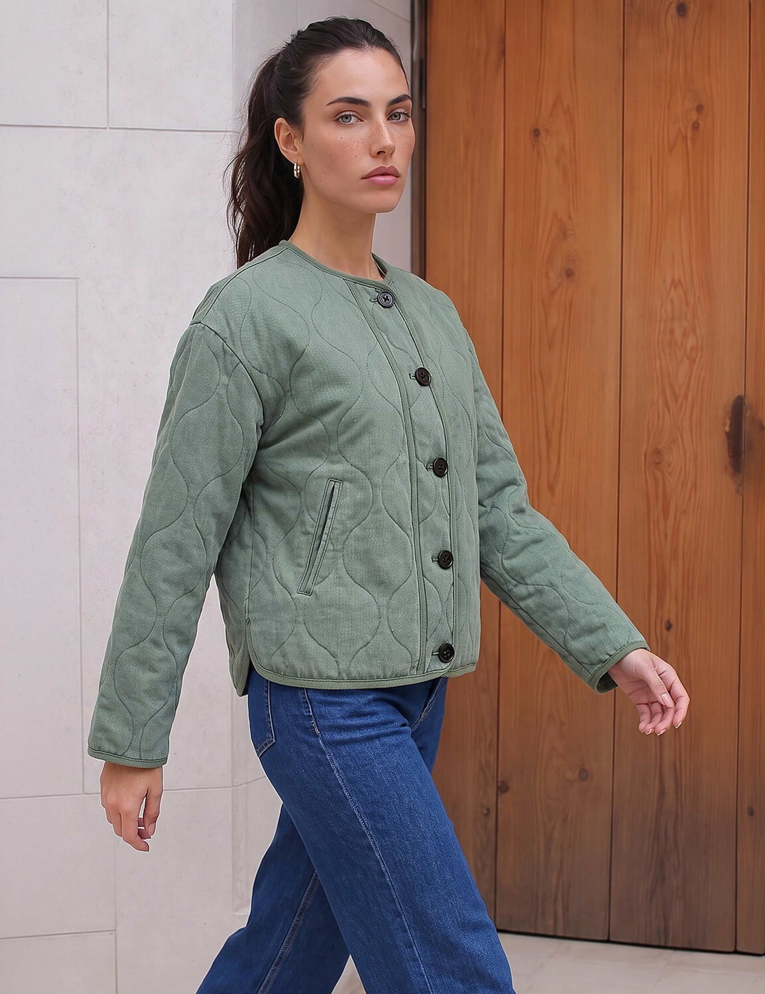 Cotton Twill Quilted Jacket 3 of 4