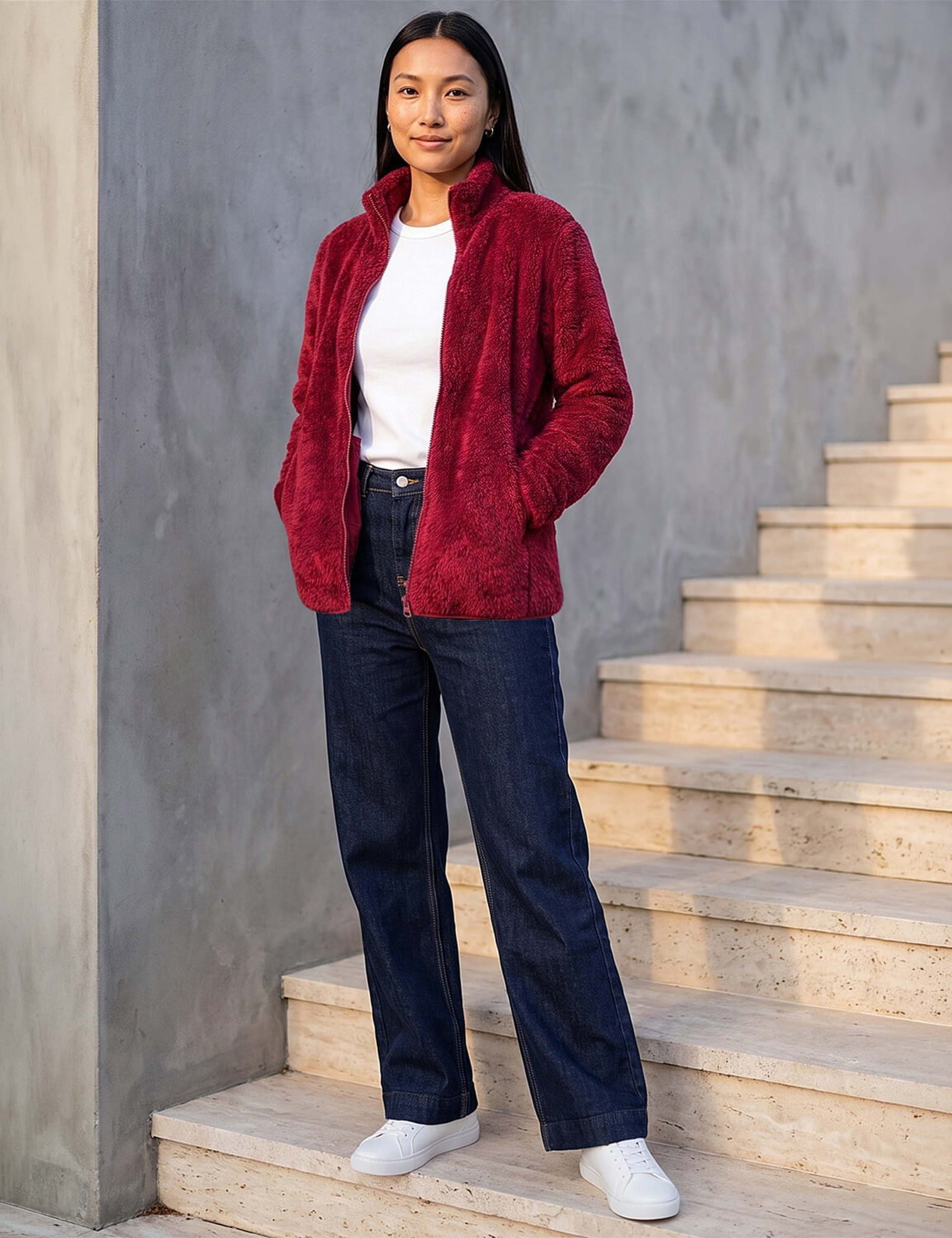 Sherpa Fleece Jacket 2 of 4