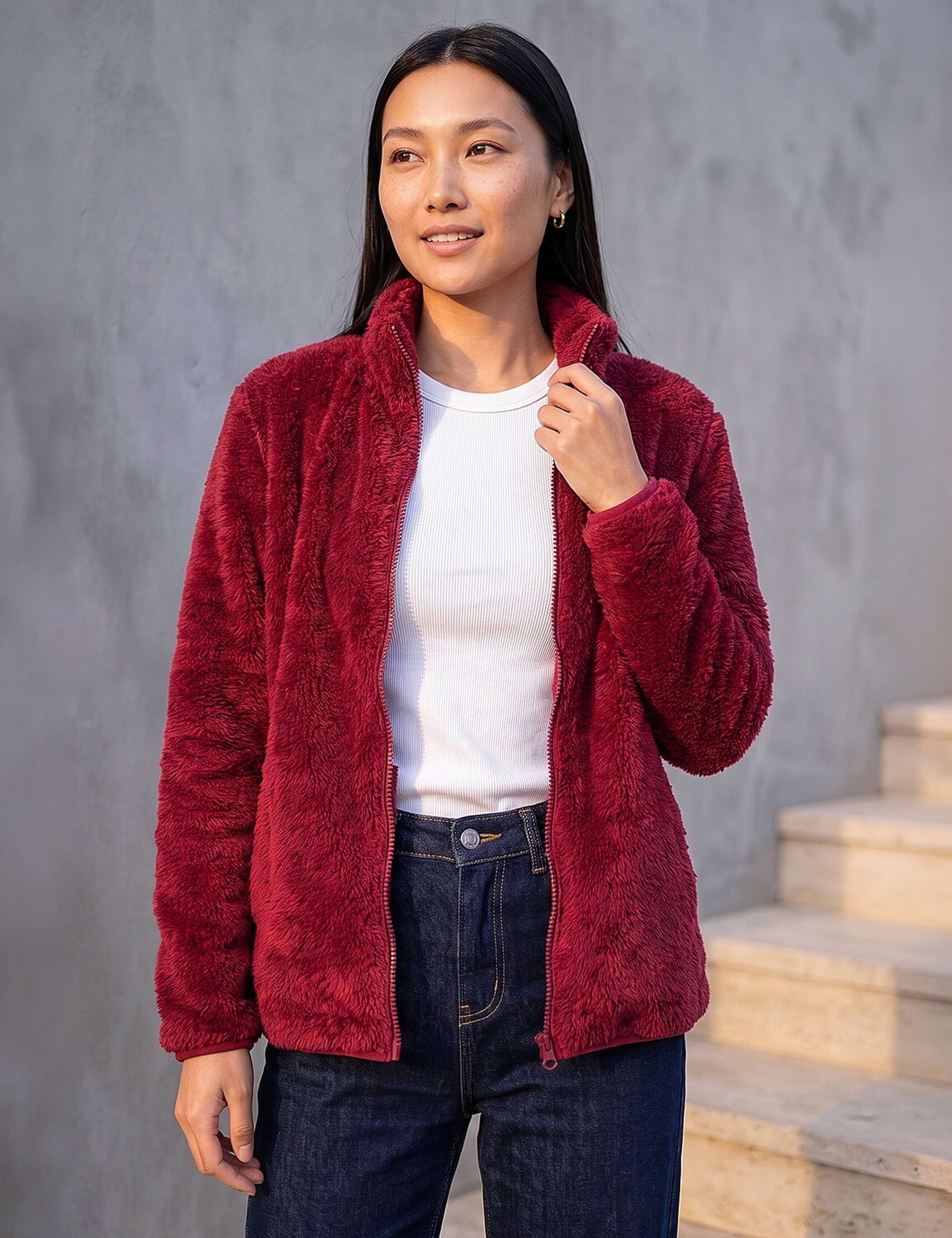 Sherpa Fleece Jacket 3 of 4
