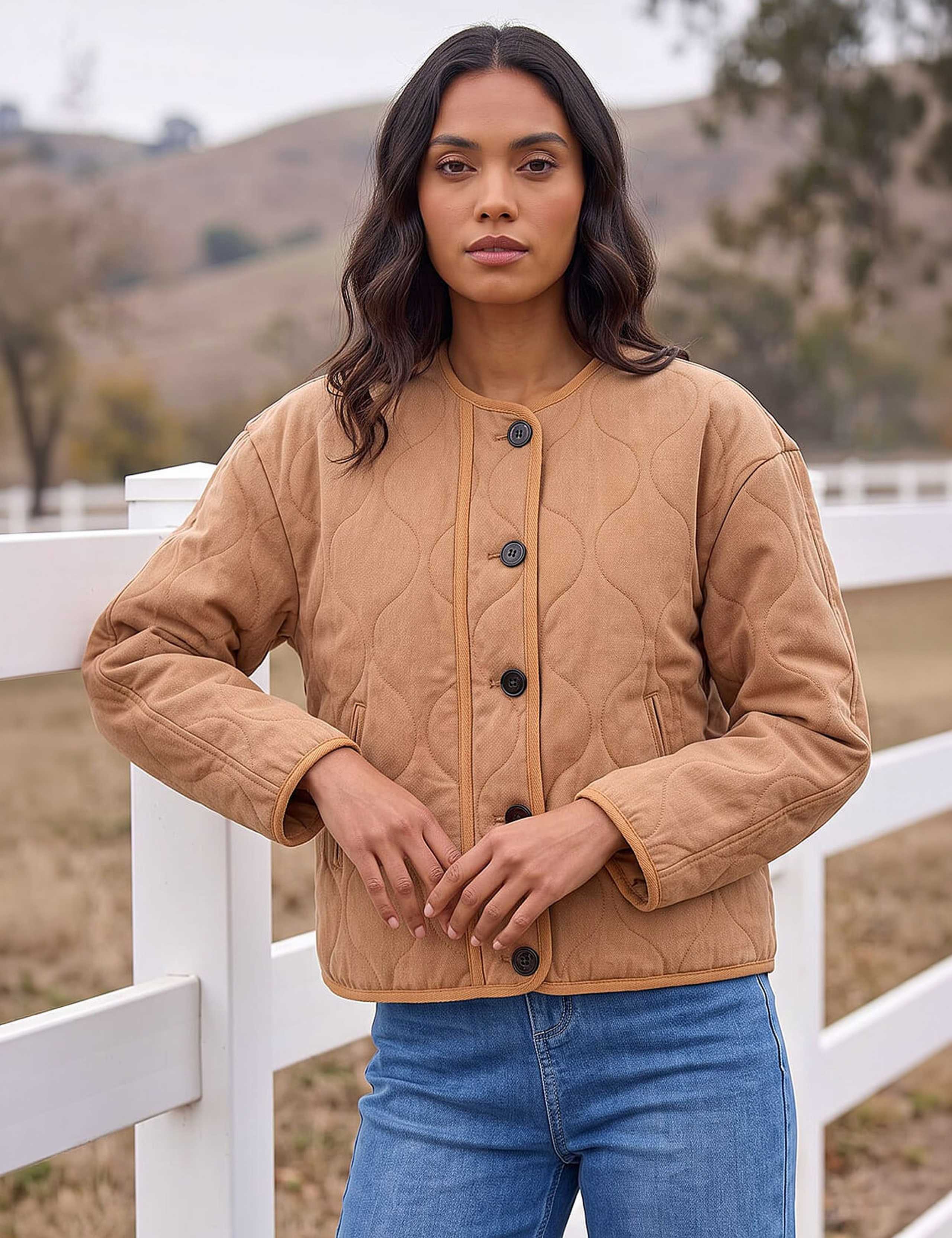 Pure Cotton Quilted Jacket 3 of 4
