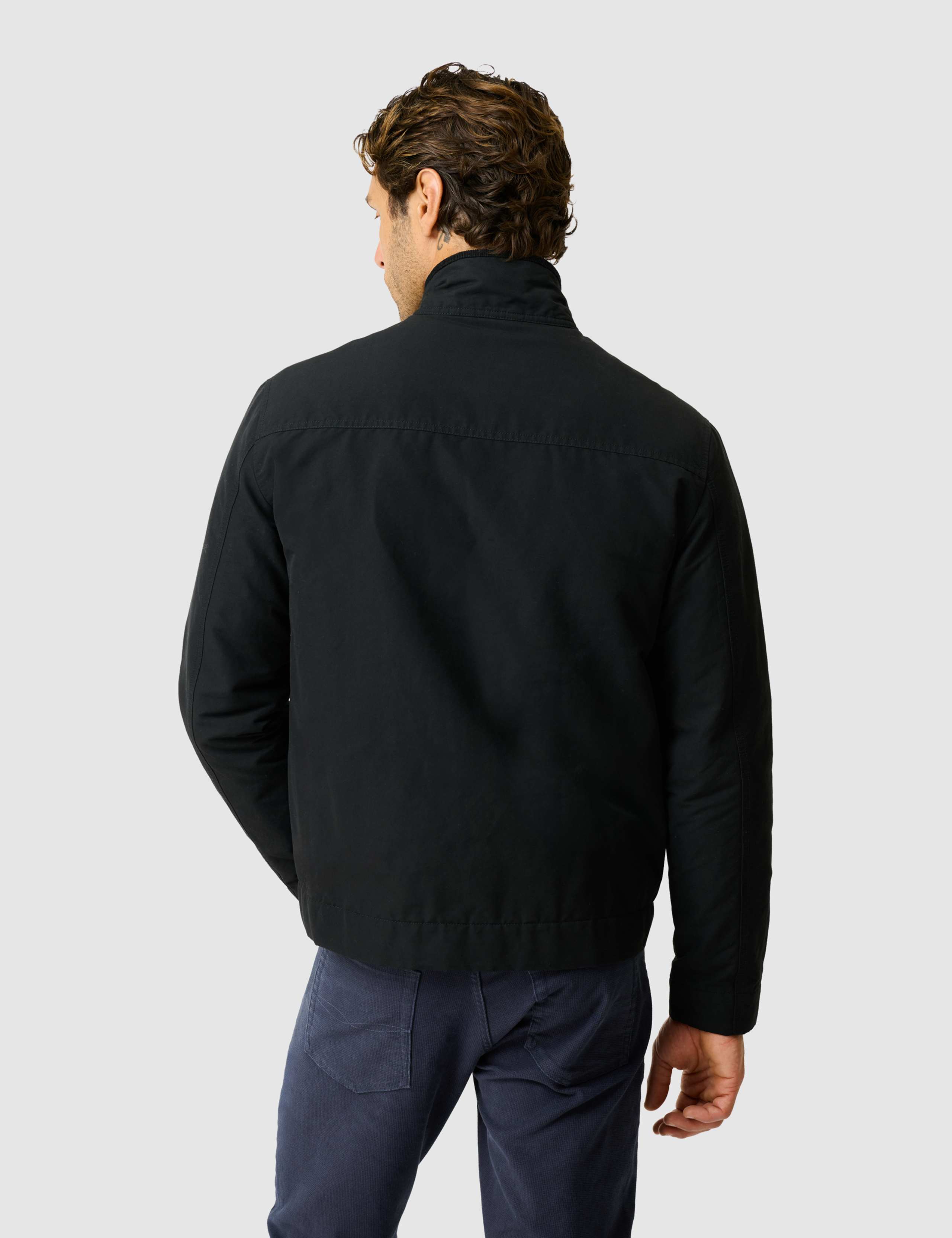 Harling Cotton Rich Waxed Harrington Jacket 4 of 6