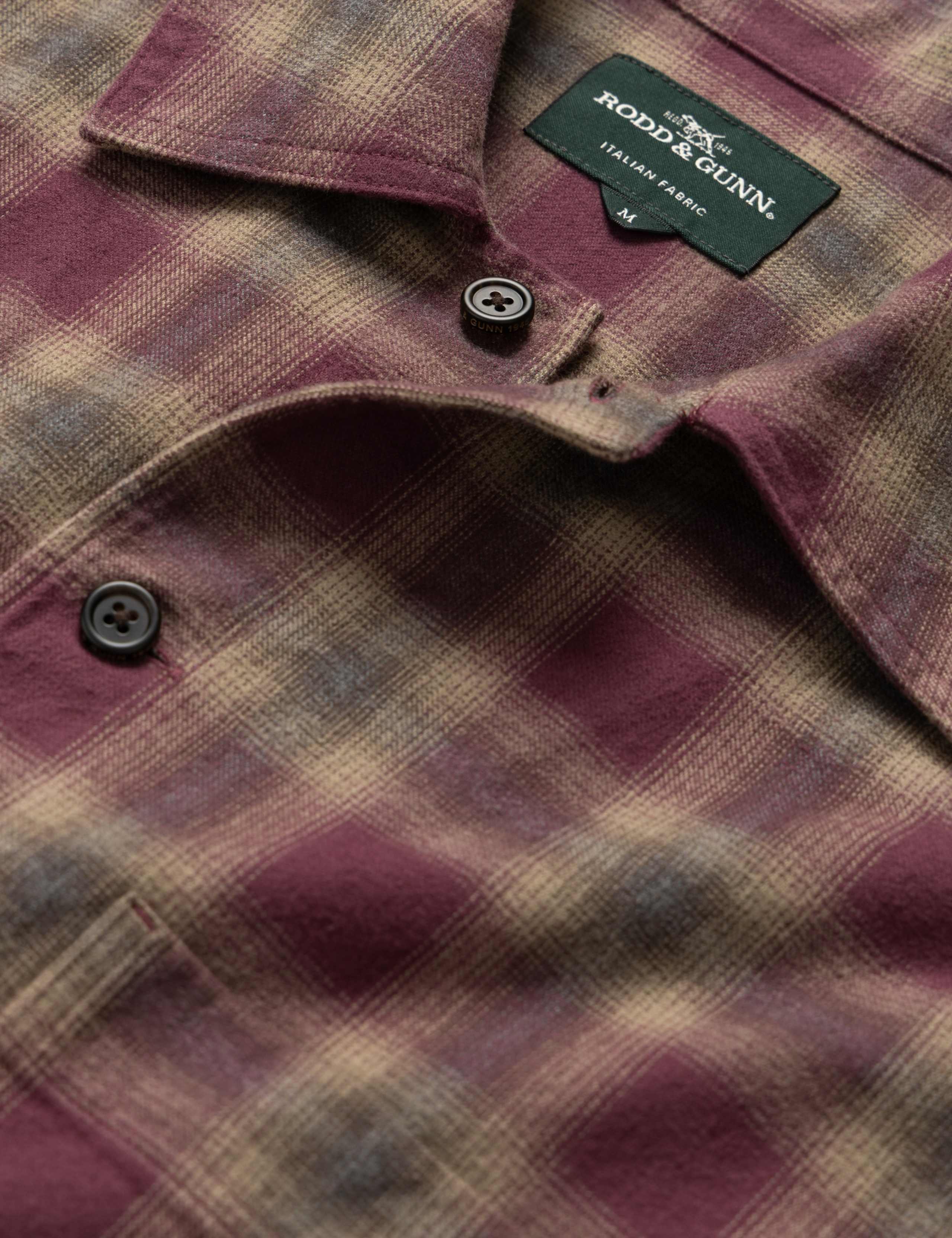 Regular Fit Pure Cotton Checked Overshirt 2 of 2