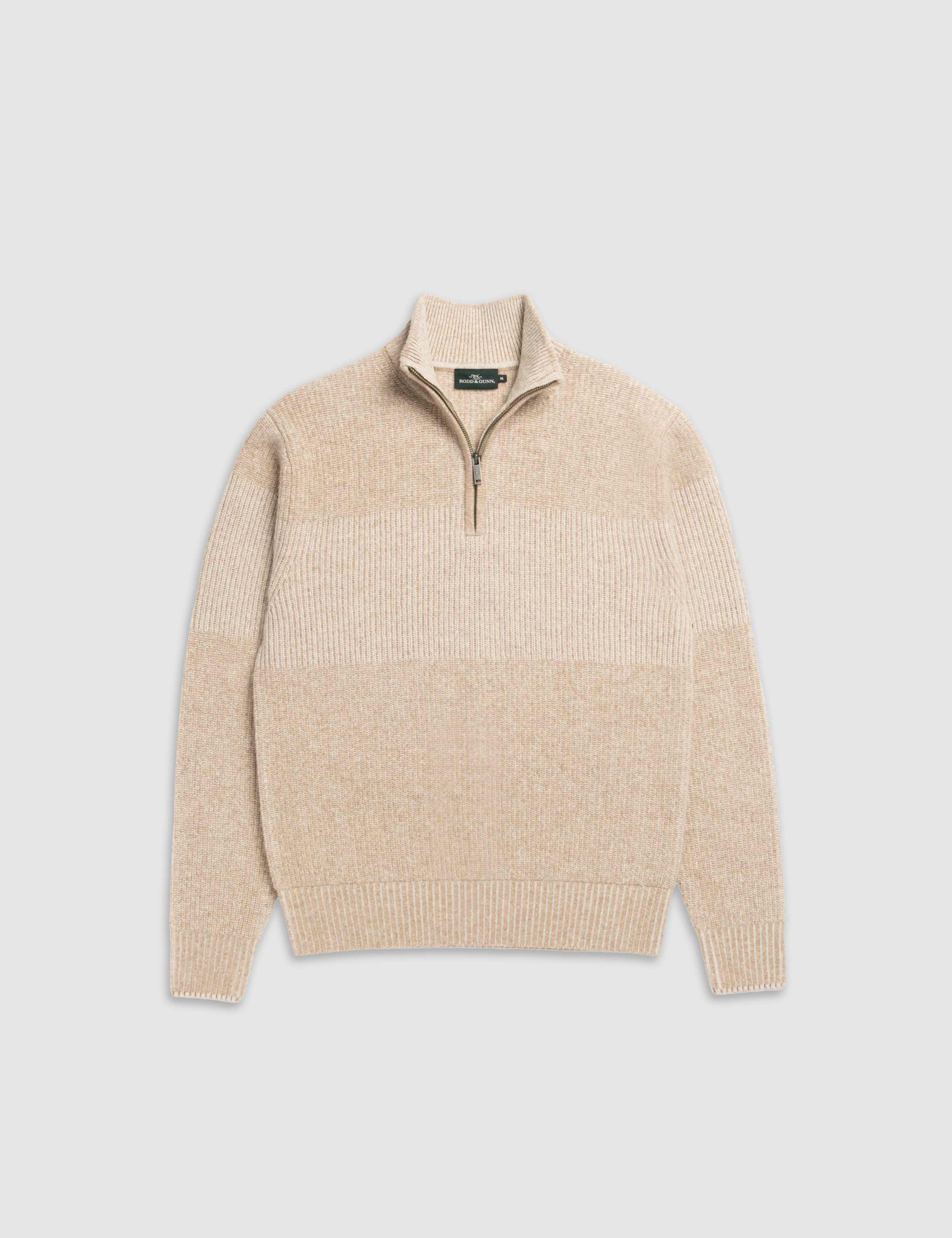 Hudson Pure Wool Funnel Neck Zip Up Jumper 6 of 6