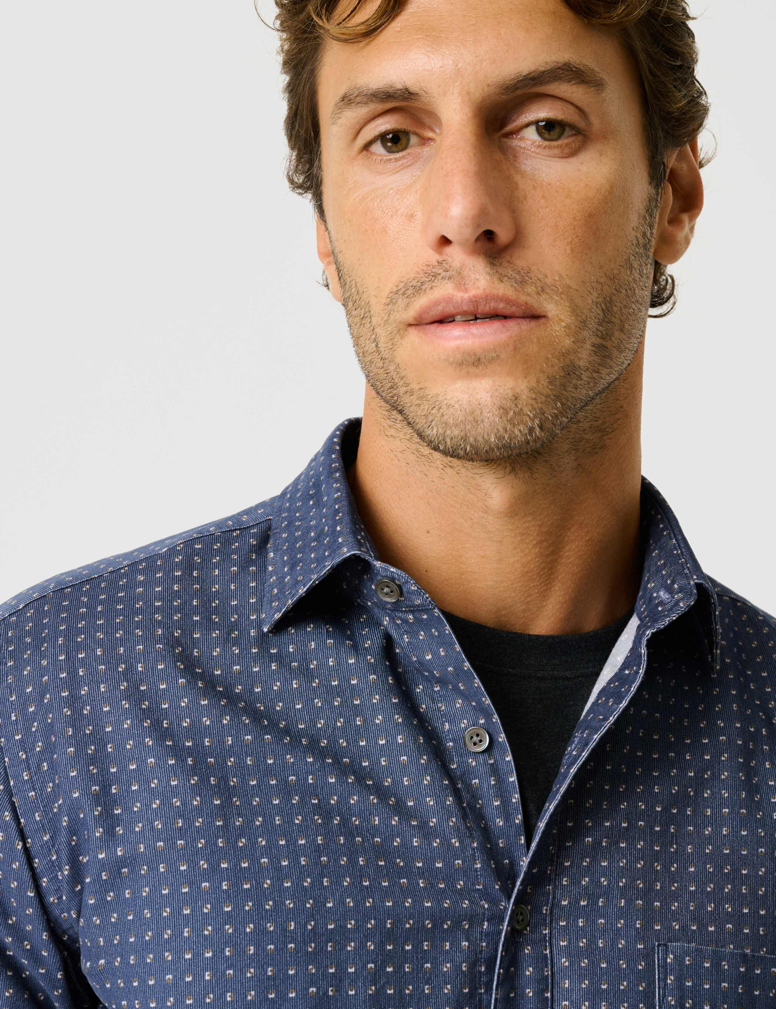 Little Jordan Spur Slim Fit Cotton Shirt 2 of 6