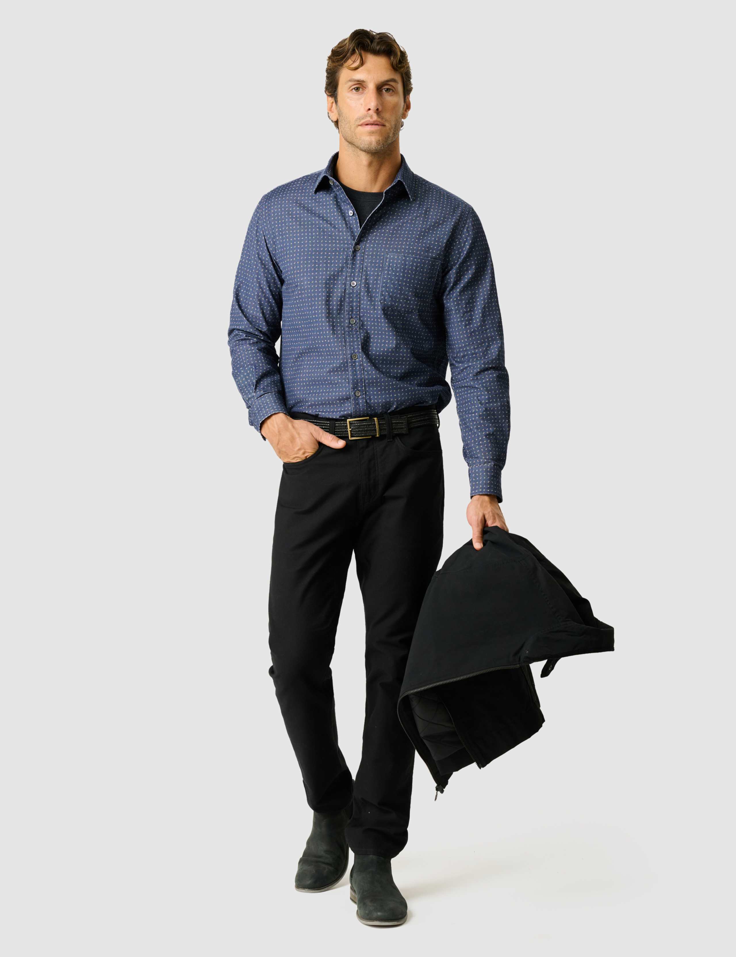Little Jordan Spur Slim Fit Cotton Shirt 3 of 6