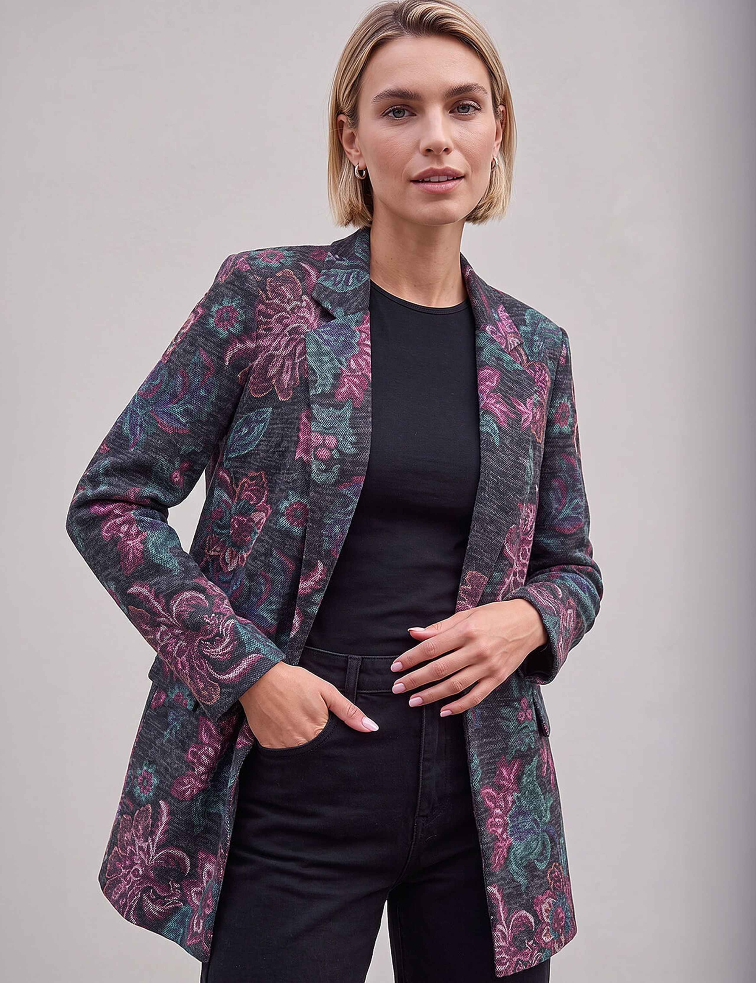 Floral Edge To Edge Jacket 3 of 4