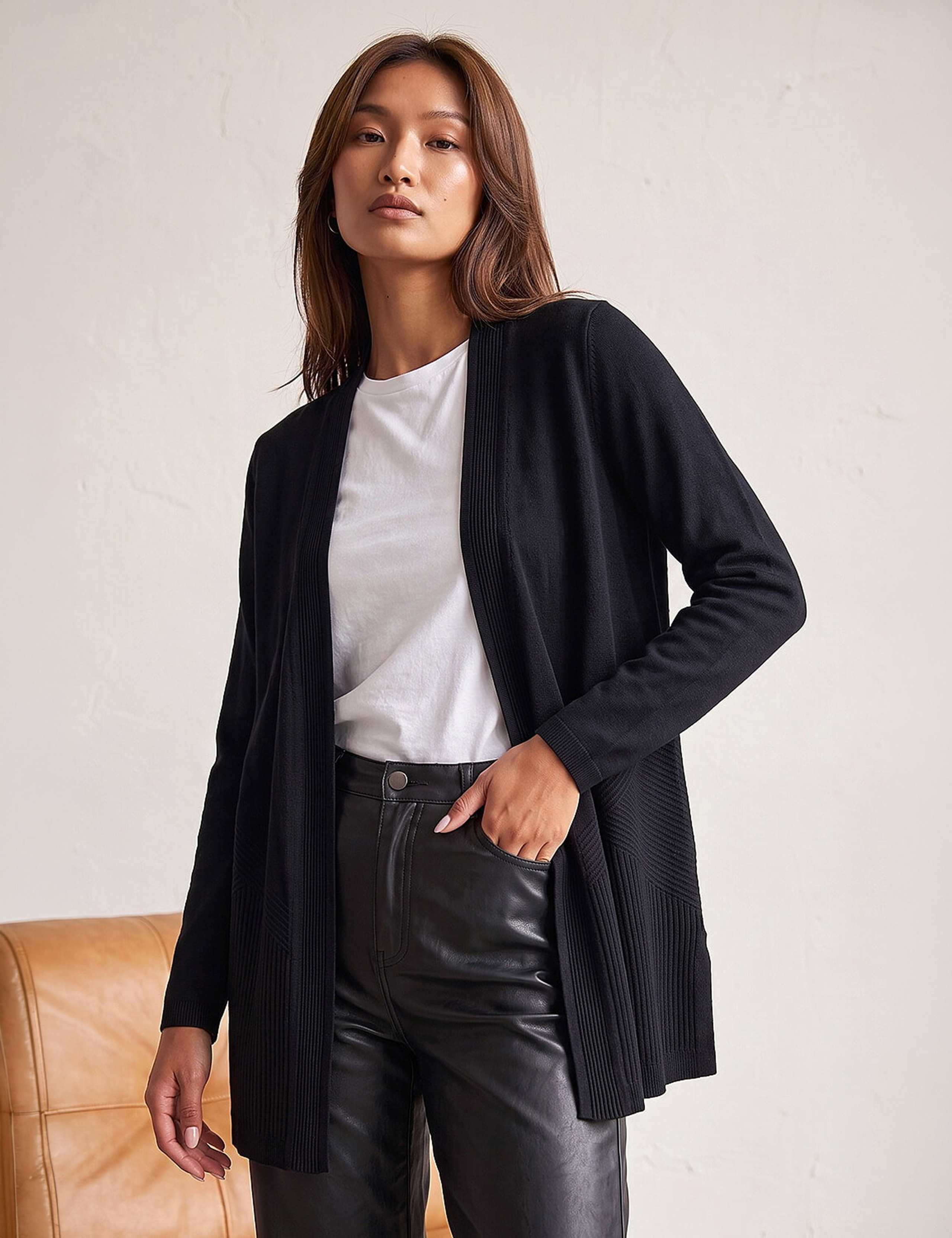 Ribbed Cardigan 1 of 4
