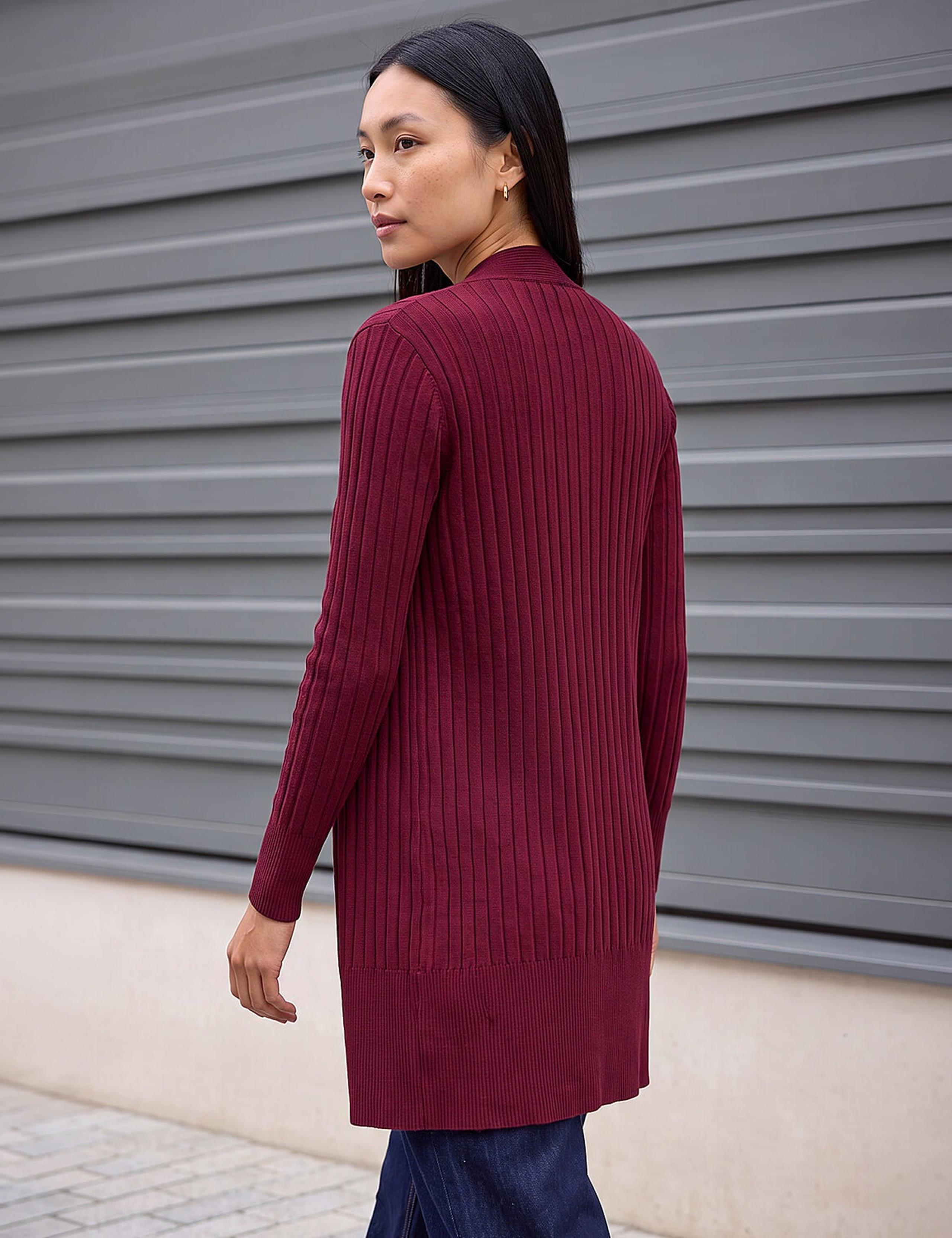 Ribbed Longline Cardigan 3 of 4