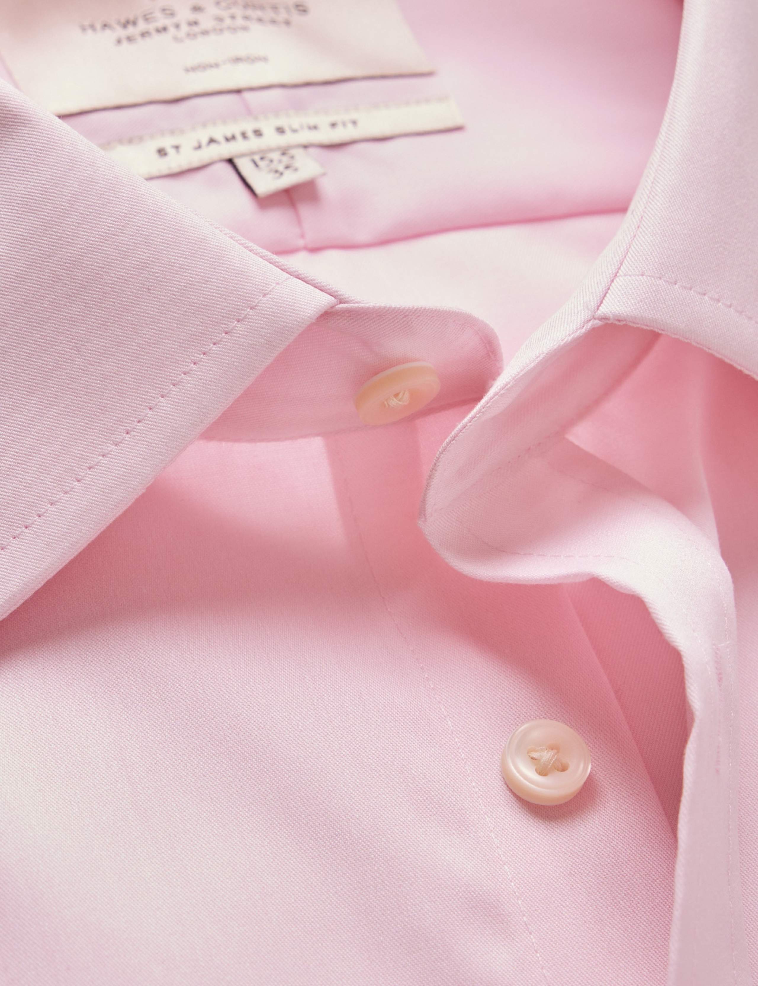 Slim Fit Non Iron Pure Cotton Twill Shirt 3 of 3