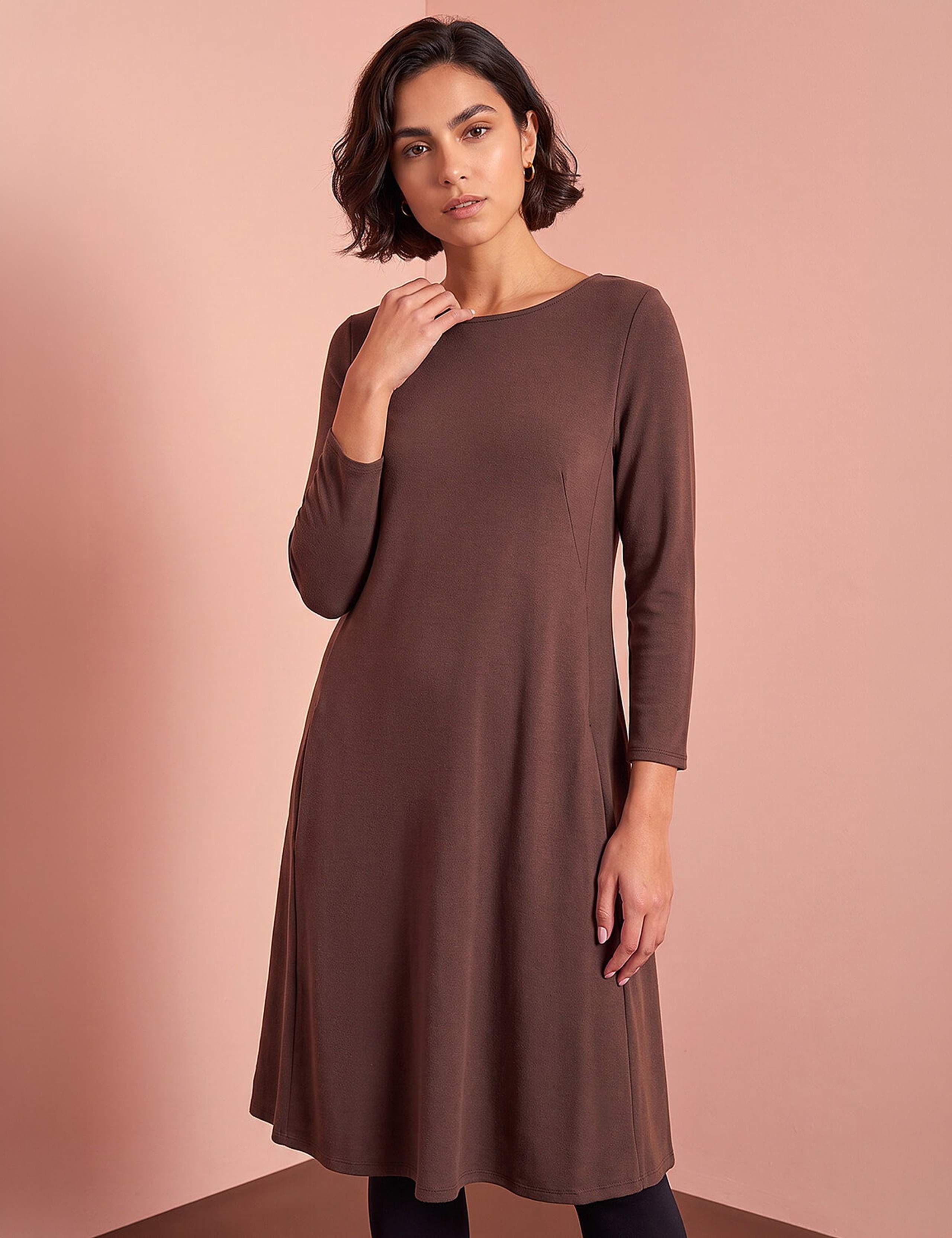A-Line Pocket Detail Dress 1 of 4