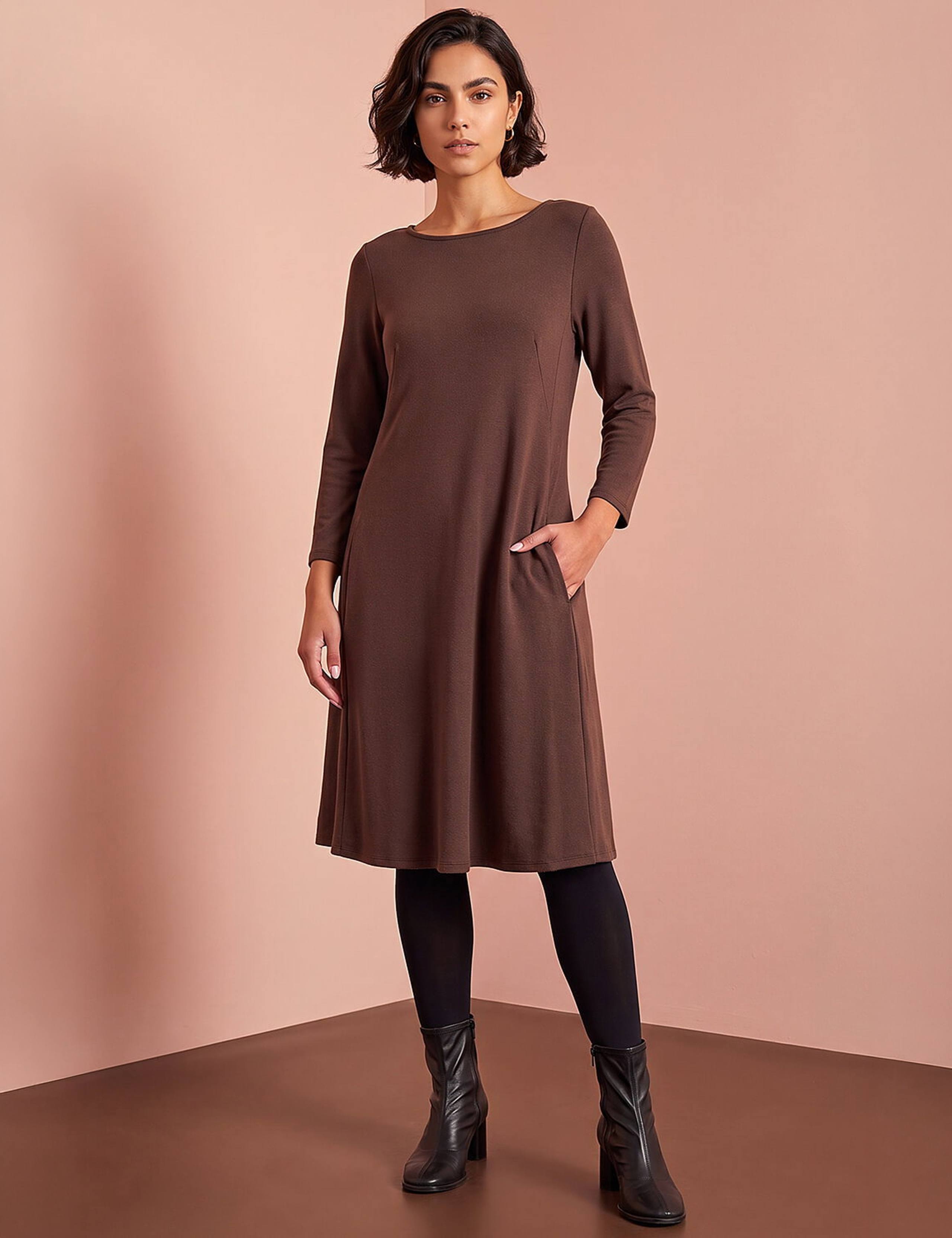 A-Line Pocket Detail Dress 3 of 4
