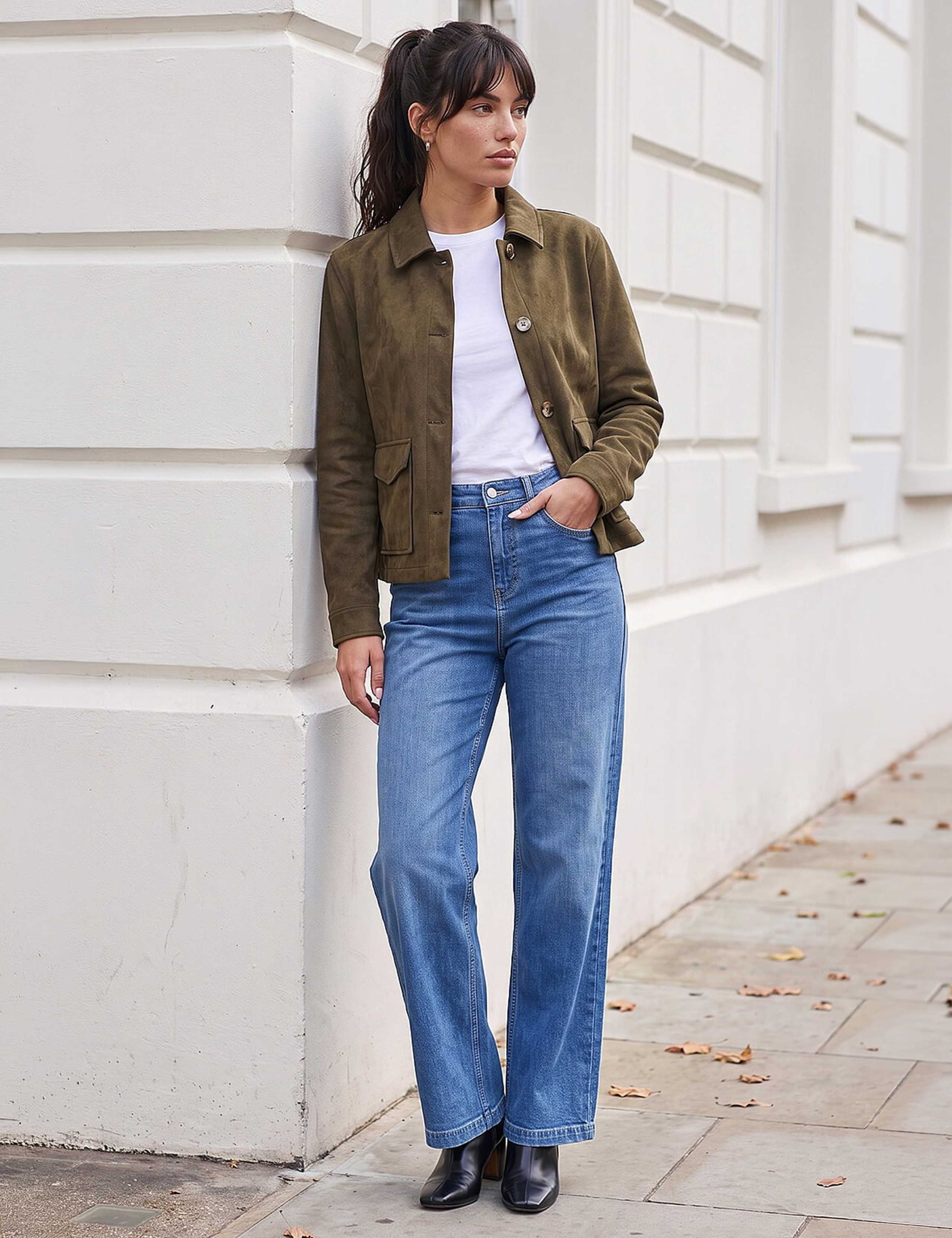Suedette Button Jacket 2 of 4