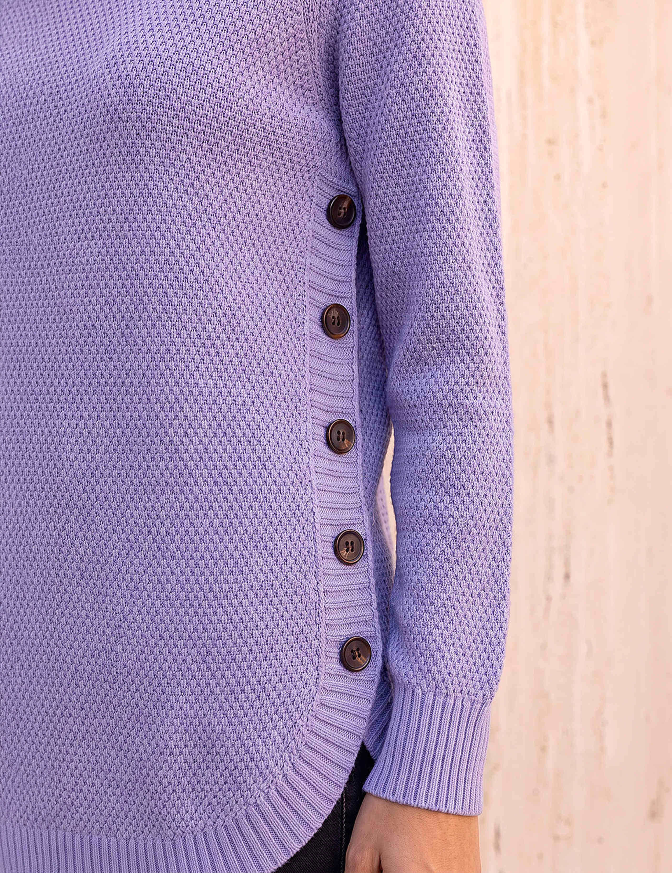 Textured Curved Hem Jumper 3 of 4